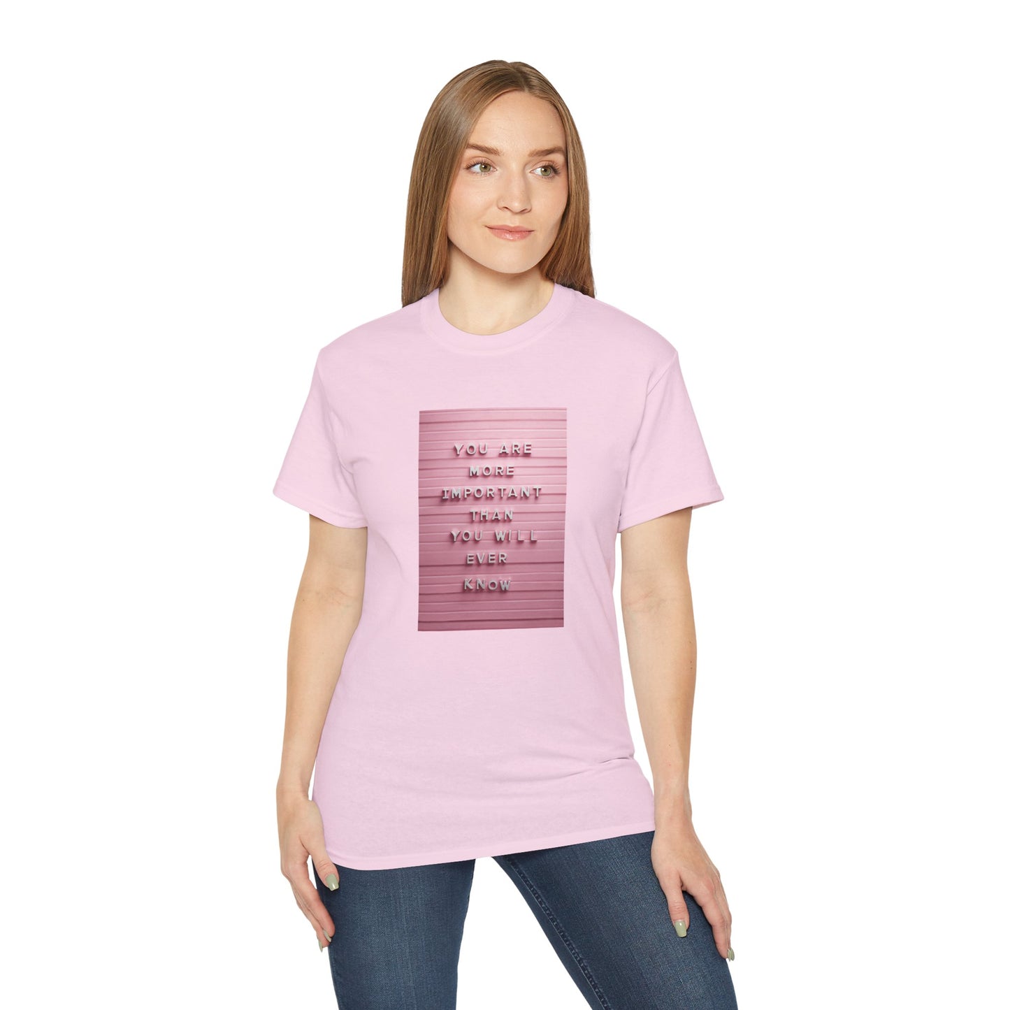 Inspirational Quote Unisex Tee, Positive Affirmation Shirt, Gift for Friend, Motivational T-Shirt, Self-Care Apparel