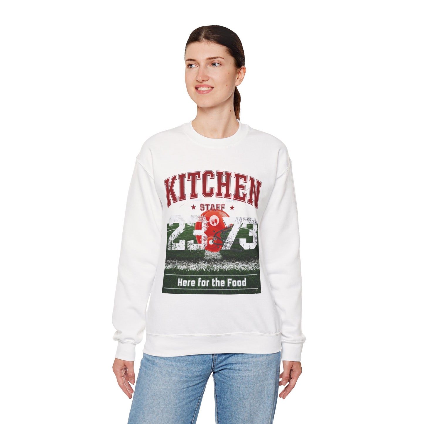 Kitchen Staff Sweatshirt, Unisex Crewneck for Food Lovers, Restaurant Apparel, Gift for Chefs, Comfortable Kitchenwear
