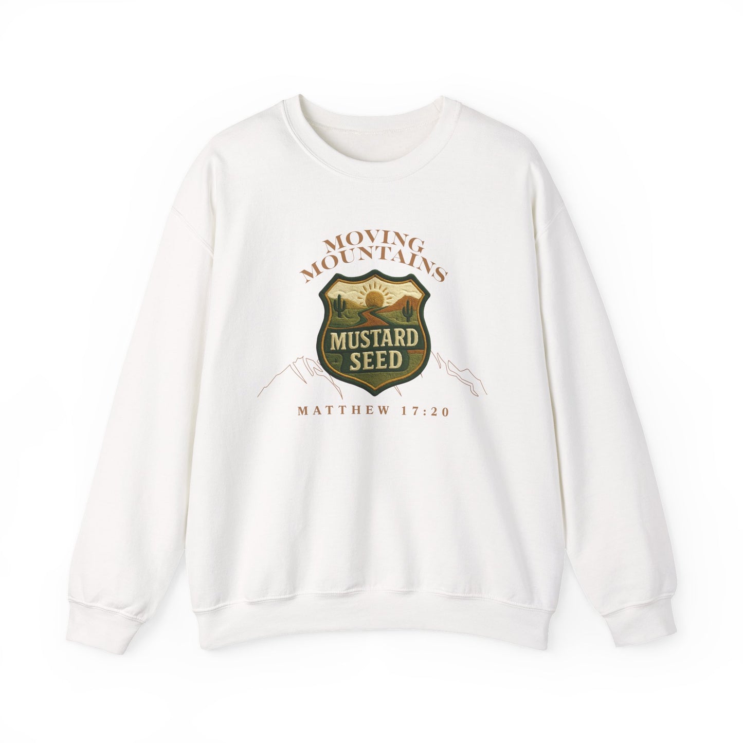 Inspirational Crewneck Sweatshirt - Faith, Bible Verse, Motivational Gift, Cozy Apparel, Unisex Sweatshirt