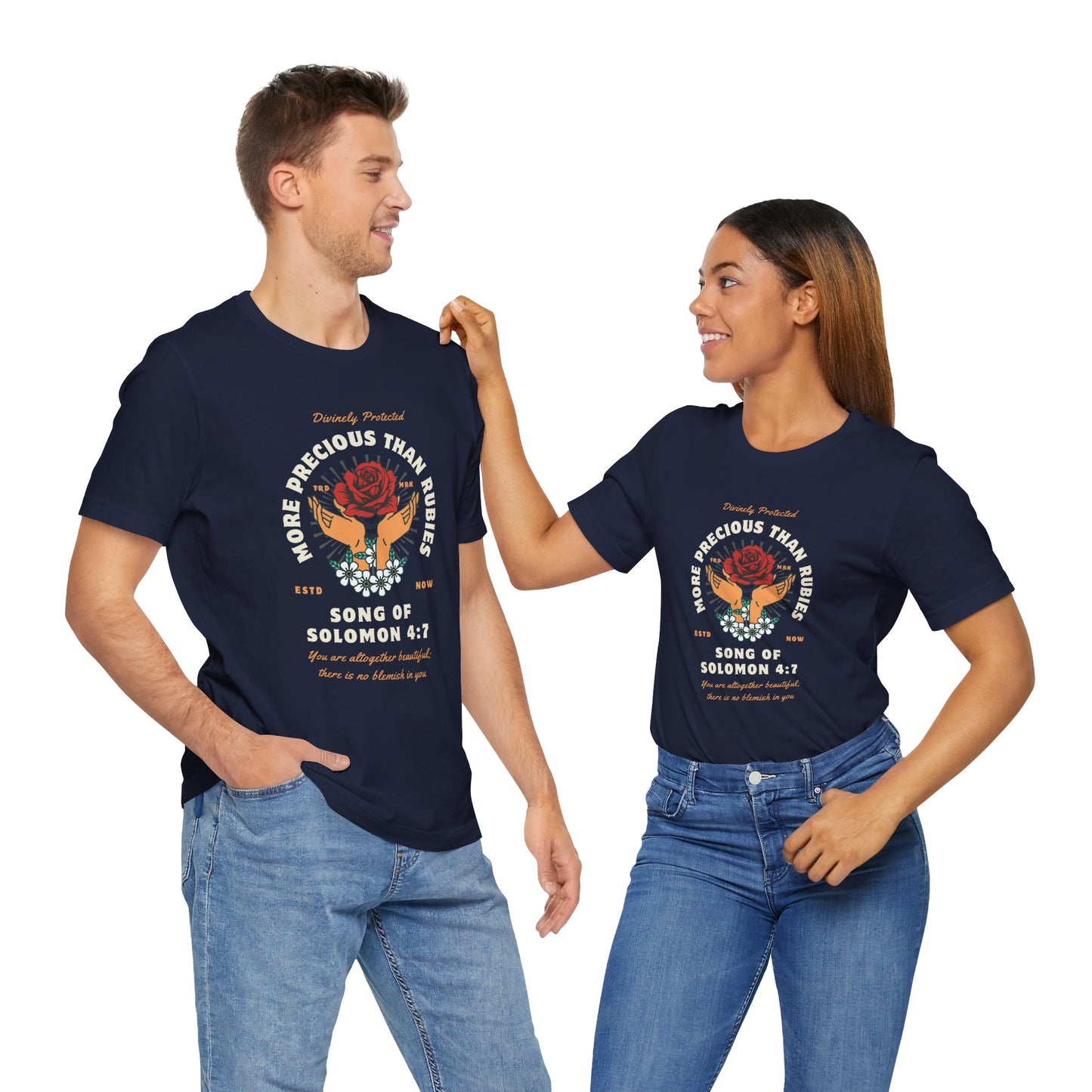 More Precious Than Rubies Unisex Tee - Inspirational Faith-Based Shirt, Christian Apparel, Gift for Her, Spiritual T-Shirt, Bible Verse Tee
