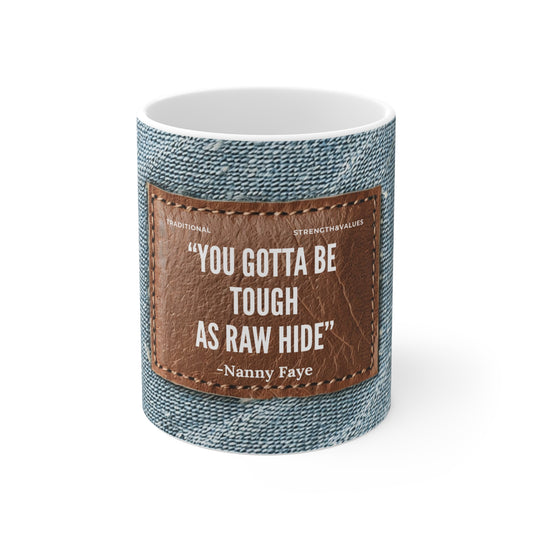 Tough Love Mug: Motivational Coffee Cup, Perfect for Team Faye Fans, Gift for Friends, Encouragement Mugs, Inspirational Home Decor