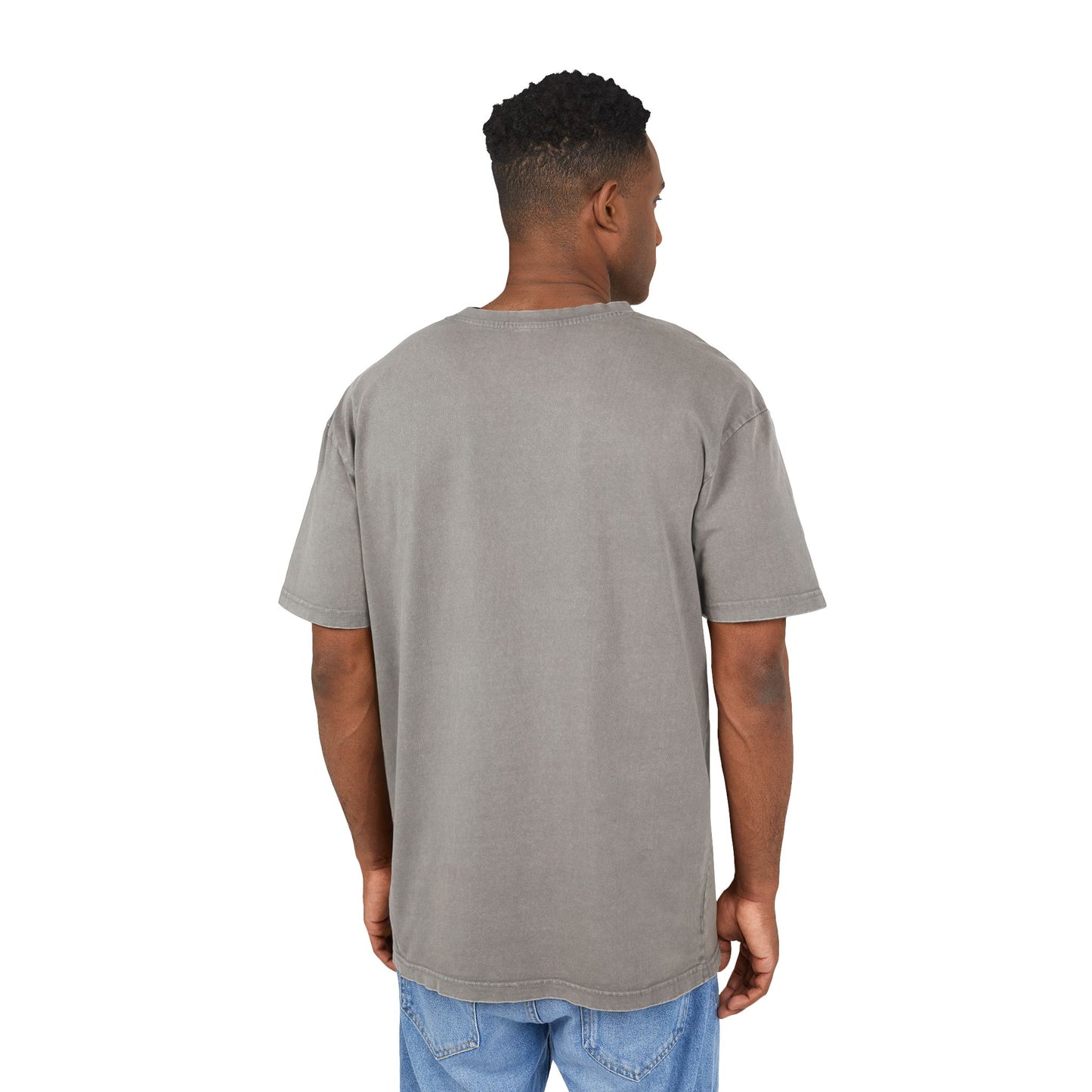 Acid Washed Oversized Tee - Keep Loving Anyway, Casual Wear, Streetwear Style