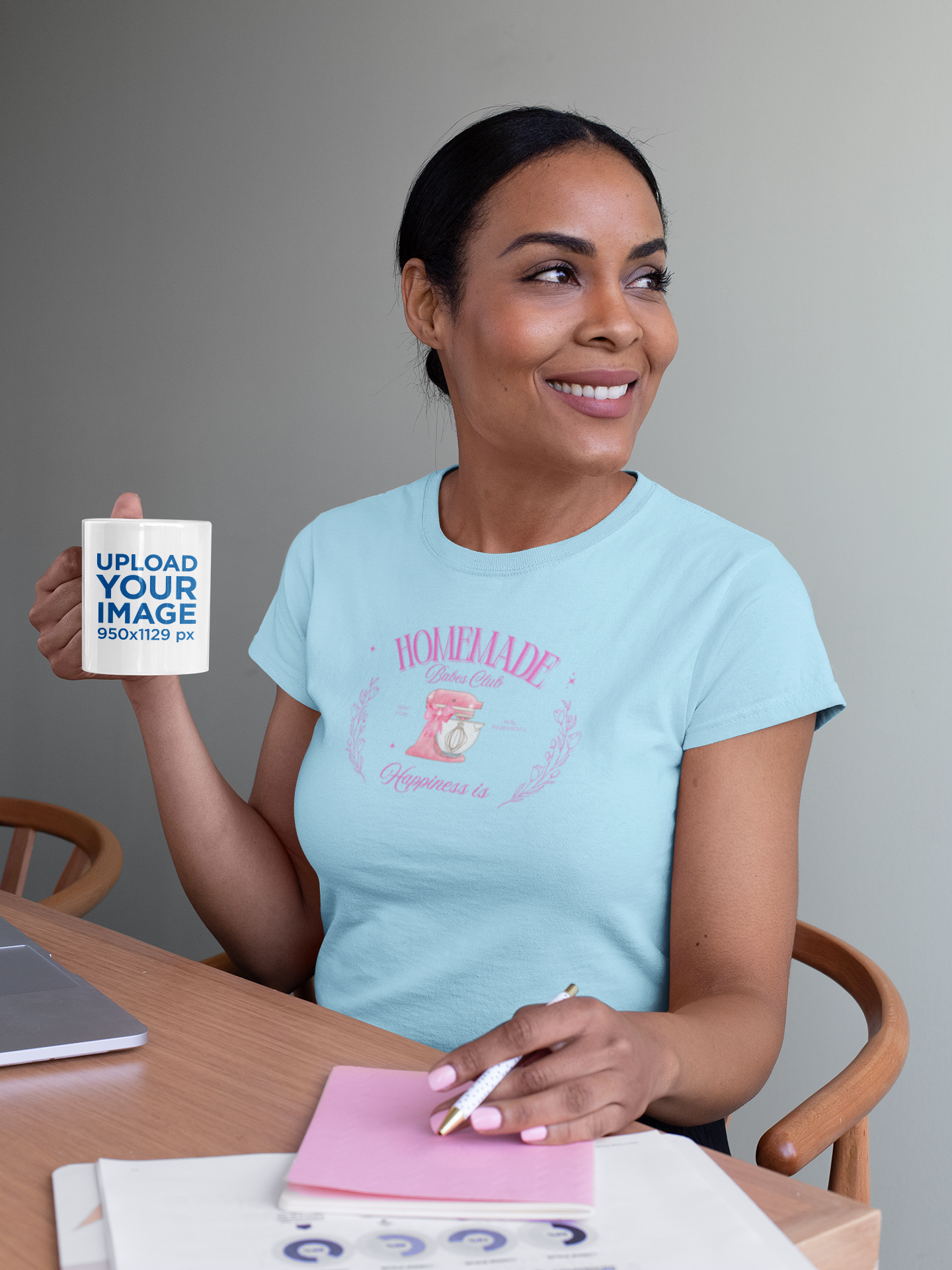 Homemade Happiness T-Shirt for Women, Cute Cooking Tee, Gift for Bakers