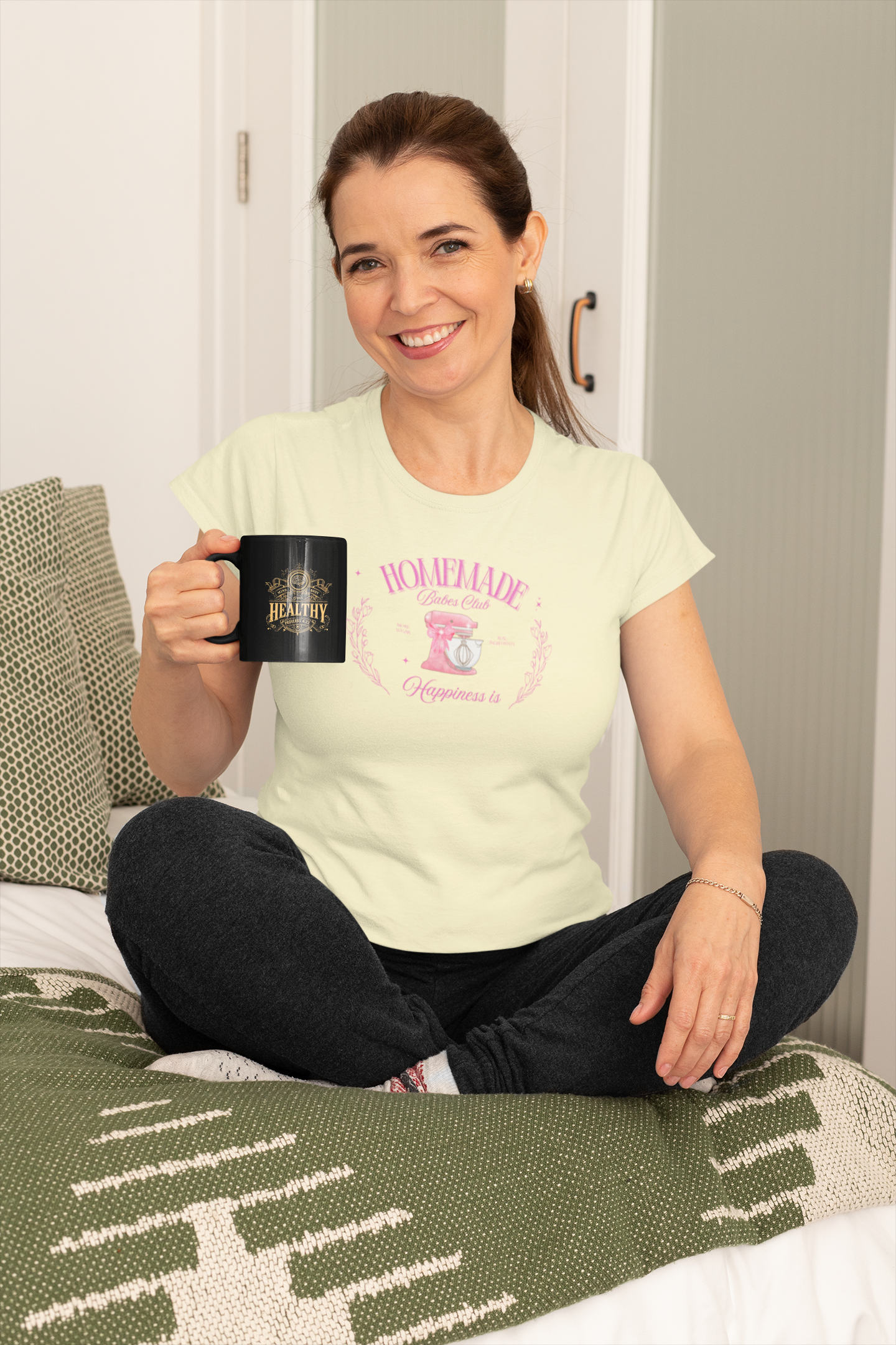 Homemade Happiness T-Shirt for Women, Cute Cooking Tee, Gift for Bakers
