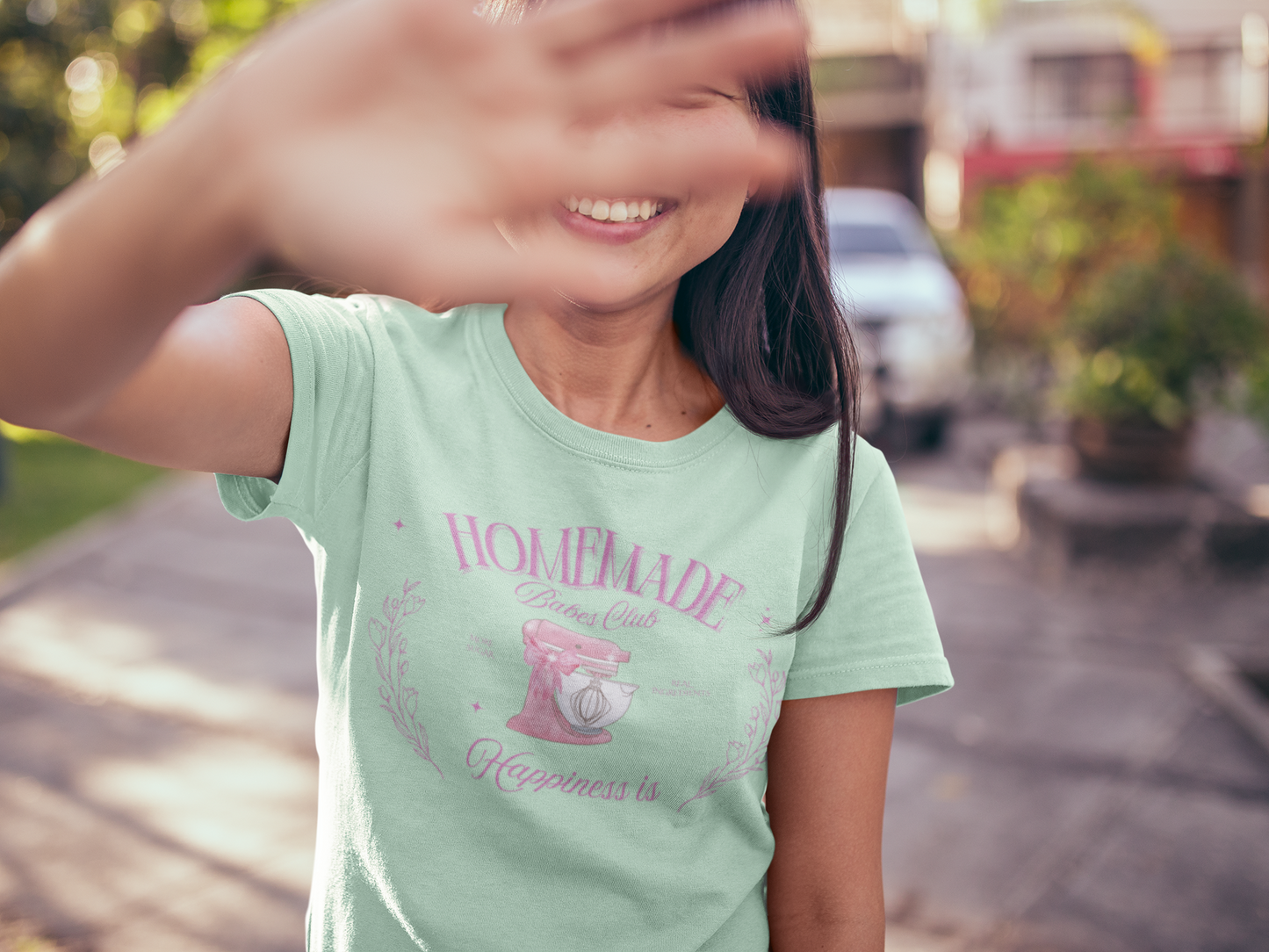 Homemade Happiness T-Shirt for Women, Cute Cooking Tee, Gift for Bakers
