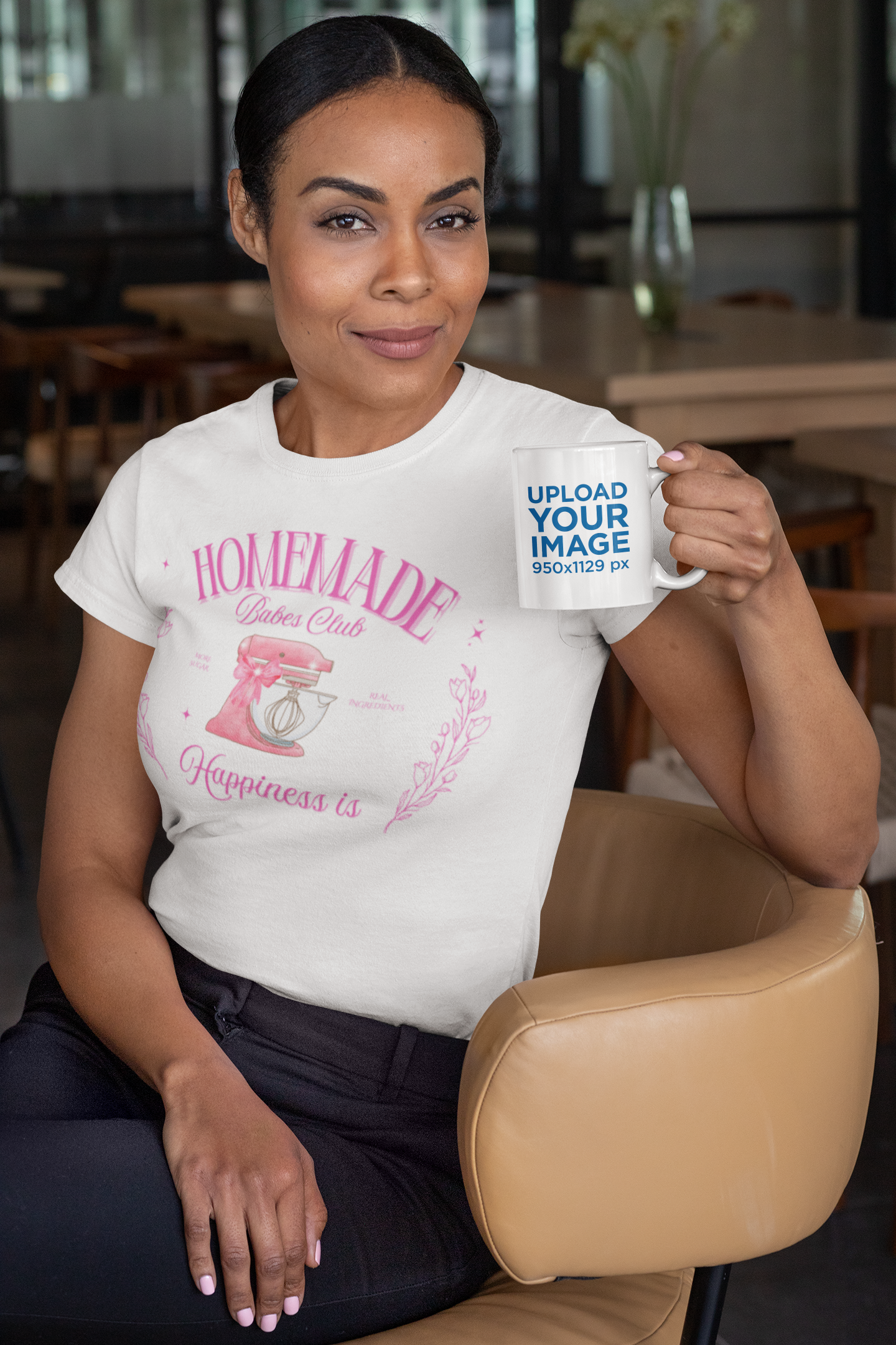 Homemade Happiness T-Shirt for Women, Cute Cooking Tee, Gift for Bakers