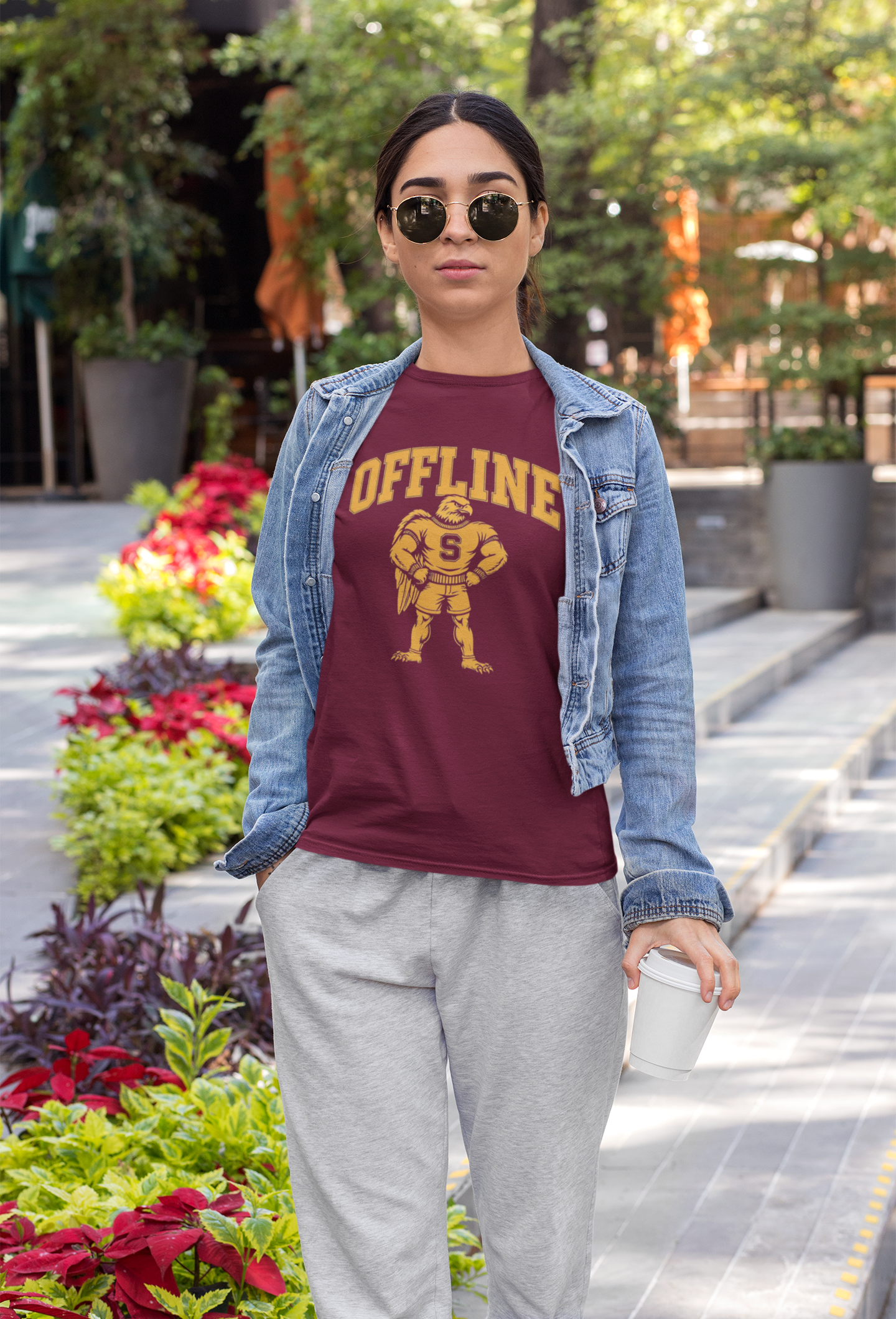 Unisex Classic Tee with 'Offline' Graphic | Comfortable Casual Shirt for Relaxed Days, Perfect for Gifting, Weekends, and Leisure