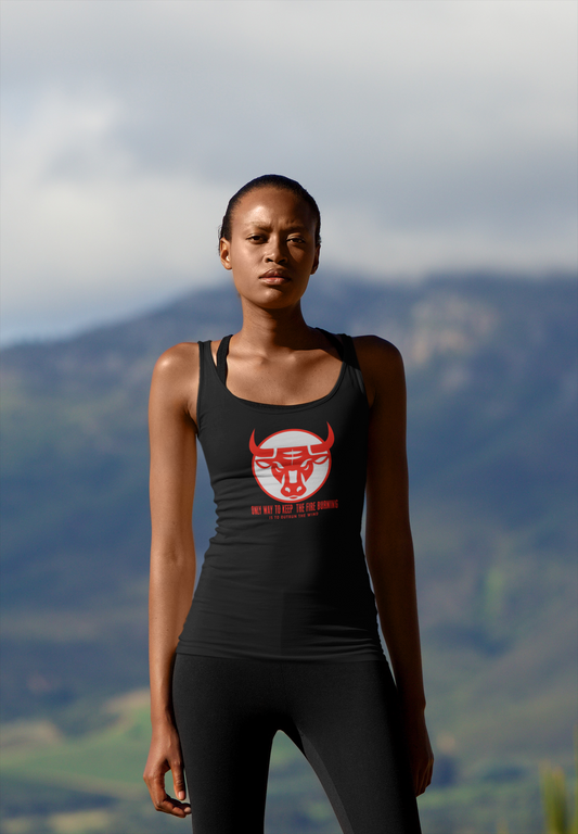 Women's Motivational Racerback Tank Top, Fitness Gift, Workout Apparel, Gym Tank, Casual Wear, Summer Essential