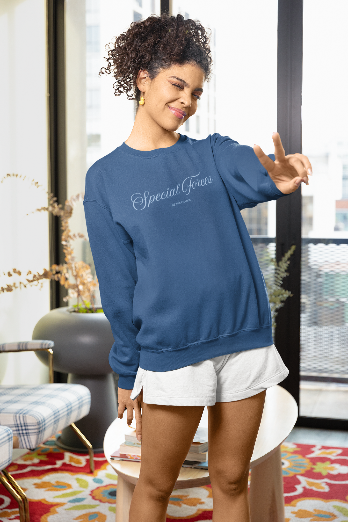 Minimalist Crewneck Sweatshirt - Cozy Gift, Casual Wear, Unisex Fashion, Comfortable Layering, Special Occasion Sweatshirt