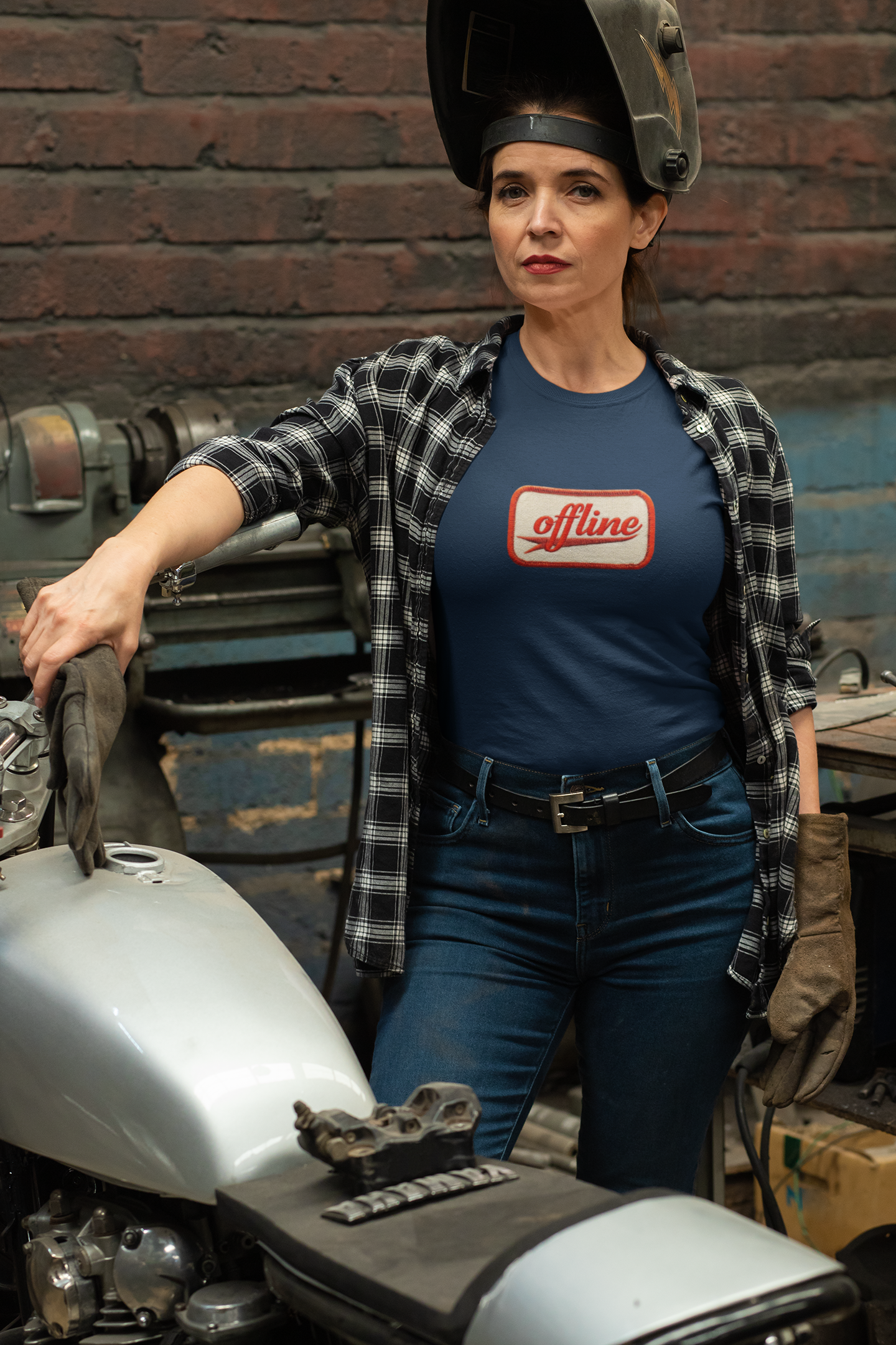 Casual Graphic Tee - 'Offline' Unisex Jersey T-Shirt, Relaxed Style, Perfect Gift, Everyday Wear, Trendy Fashion Statement