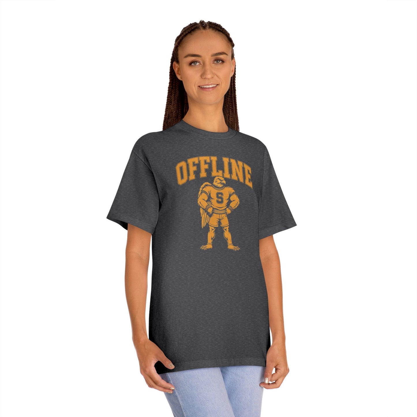 Unisex Classic Tee with 'Offline' Graphic | Comfortable Casual Shirt for Relaxed Days, Perfect for Gifting, Weekends, and Leisure