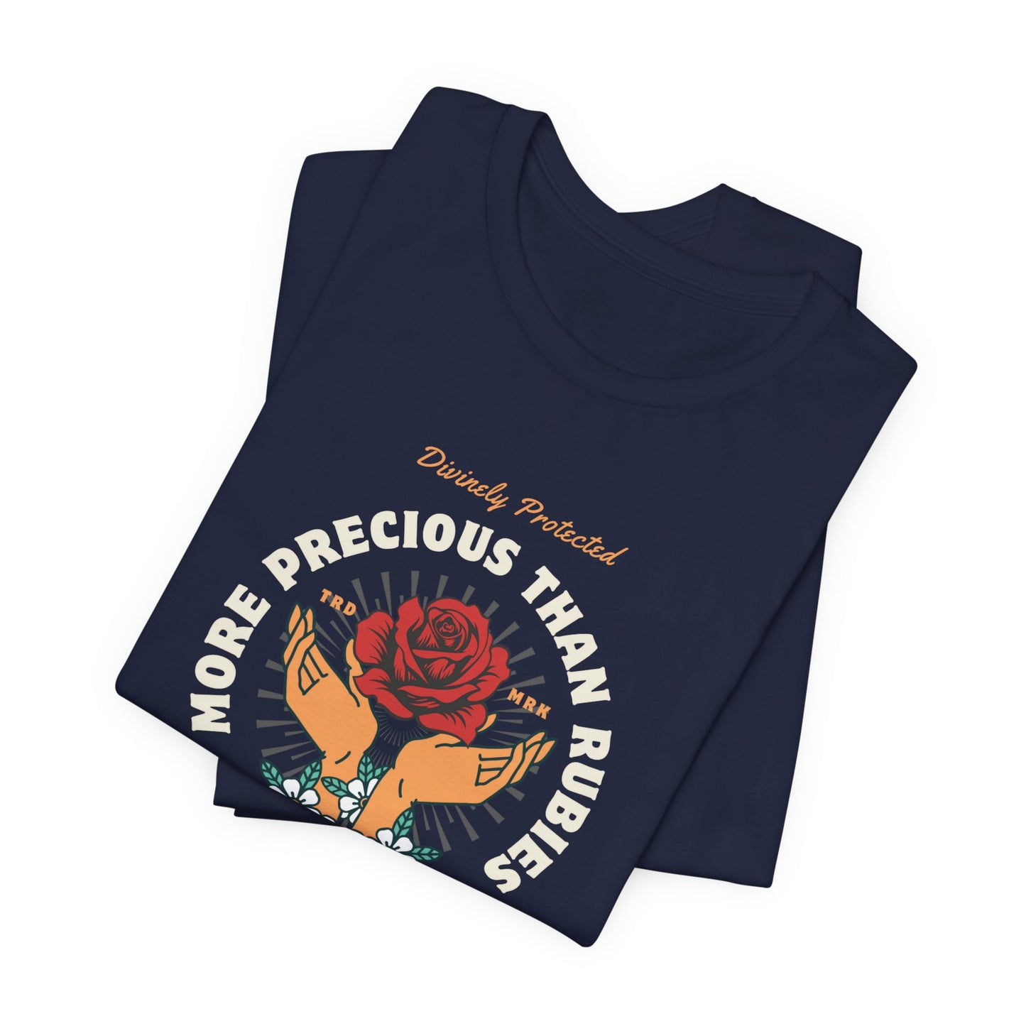 More Precious Than Rubies Unisex Tee - Inspirational Faith-Based Shirt, Christian Apparel, Gift for Her, Spiritual T-Shirt, Bible Verse Tee