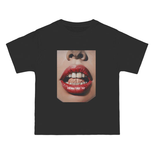 Health AF Feeding Brains, Trendy Graphic Shirt, Statement Tee, Gift for Health Enthusiasts, Casual Wear, Summer Top