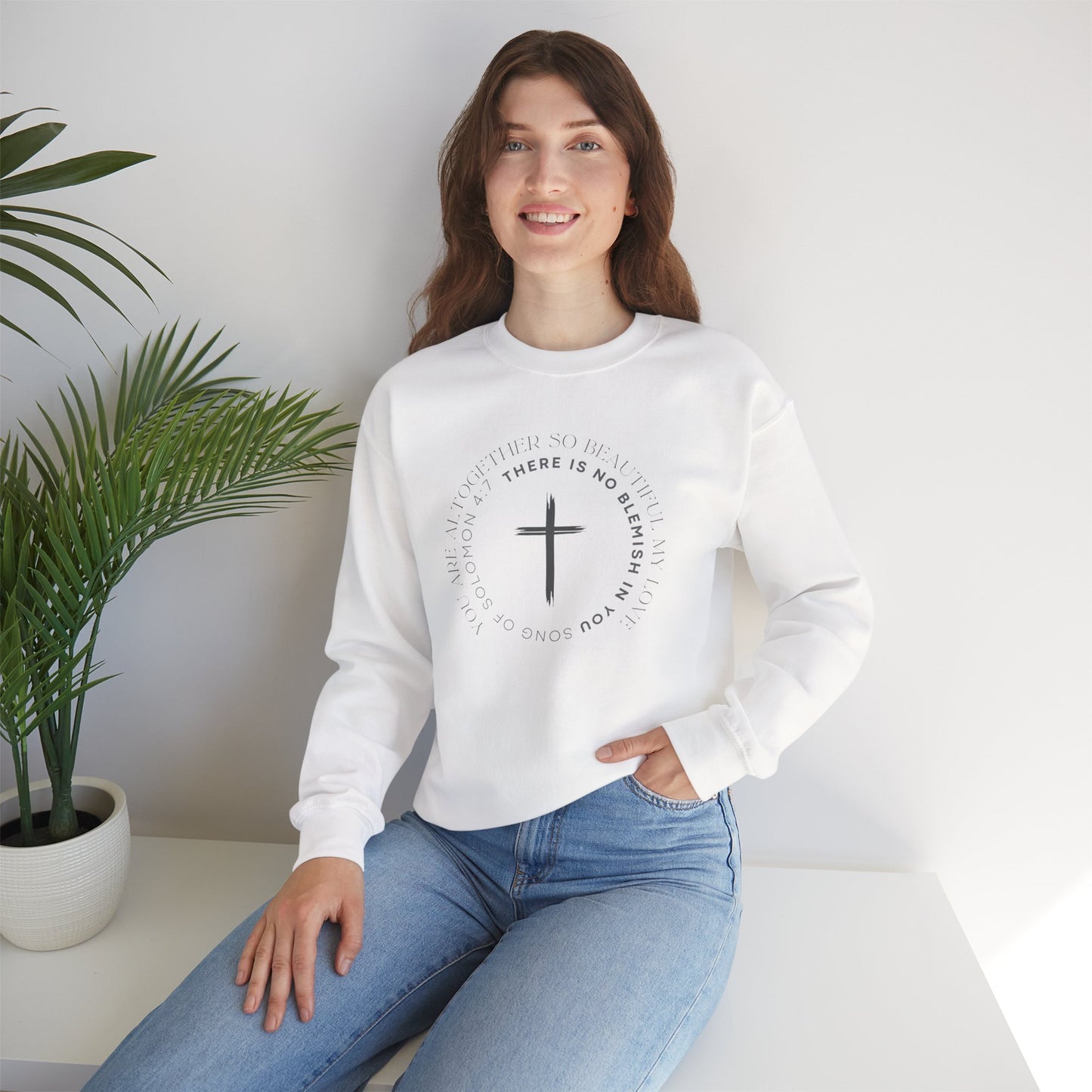 Faith-Inspired Unisex Crewneck Sweatshirt