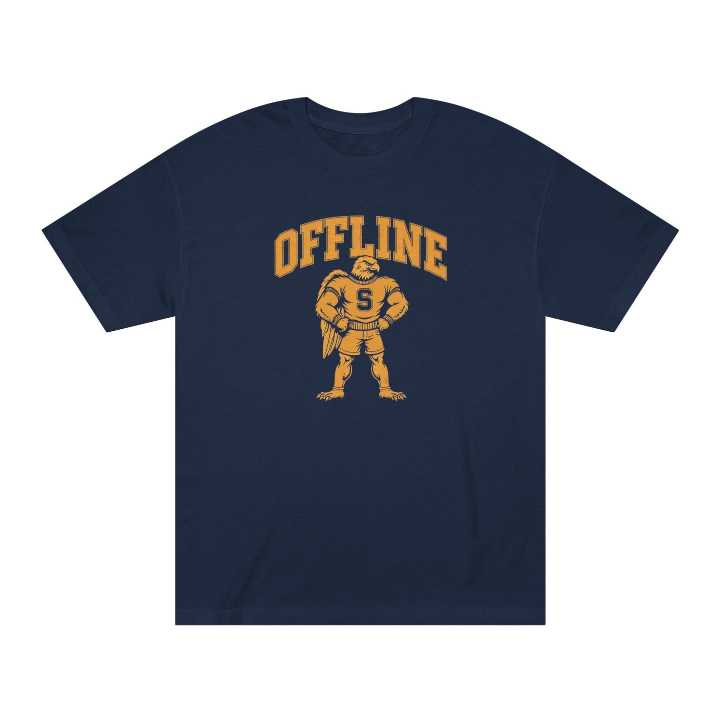 Unisex Classic Tee with 'Offline' Graphic | Comfortable Casual Shirt for Relaxed Days, Perfect for Gifting, Weekends, and Leisure