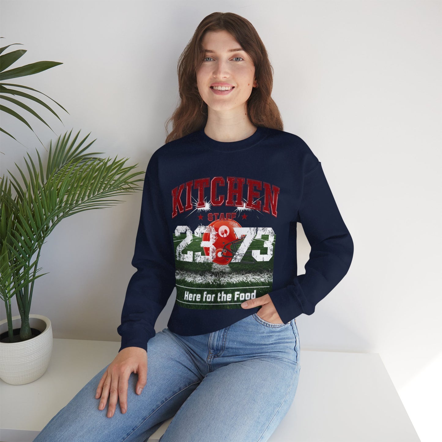 Kitchen Staff Sweatshirt, Unisex Crewneck for Food Lovers, Restaurant Apparel, Gift for Chefs, Comfortable Kitchenwear