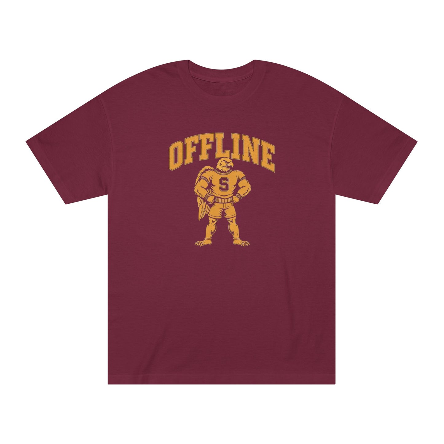 Unisex Classic Tee with 'Offline' Graphic | Comfortable Casual Shirt for Relaxed Days, Perfect for Gifting, Weekends, and Leisure
