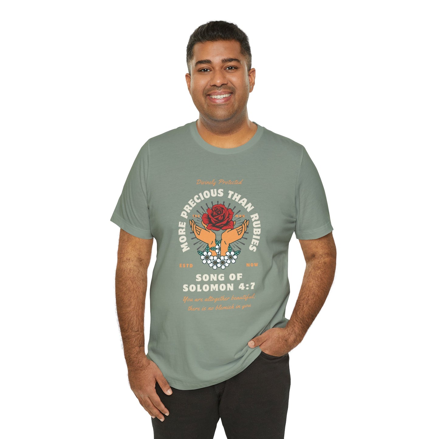 More Precious Than Rubies Unisex Tee - Inspirational Faith-Based Shirt, Christian Apparel, Gift for Her, Spiritual T-Shirt, Bible Verse Tee