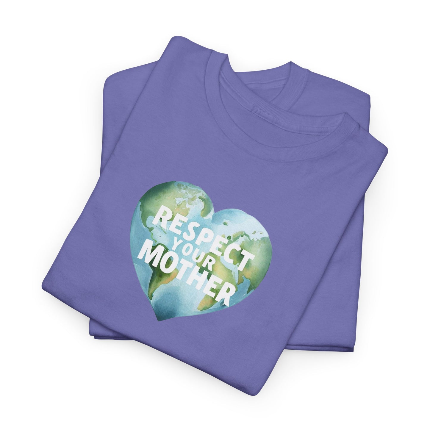 Respect Your Mother Tee - Unisex Cotton T-Shirt, Eco-Conscious Apparel, Nature Lover Gift, Earth Day, Casual Wear, Green Clothing