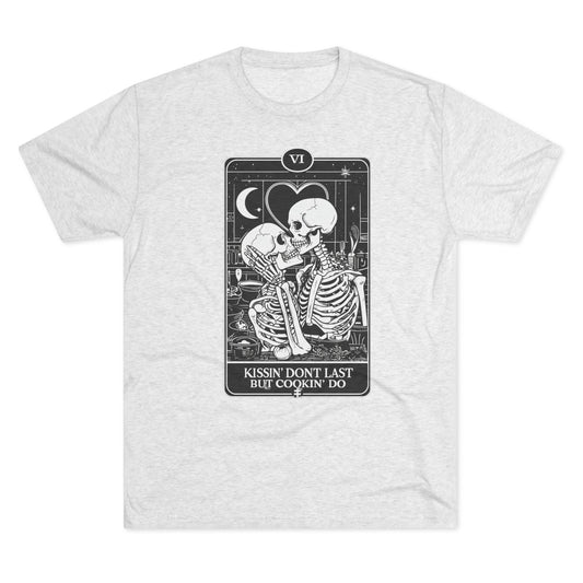 Funny Chef's Unisex Tee - Love of Cooking Over Feelings