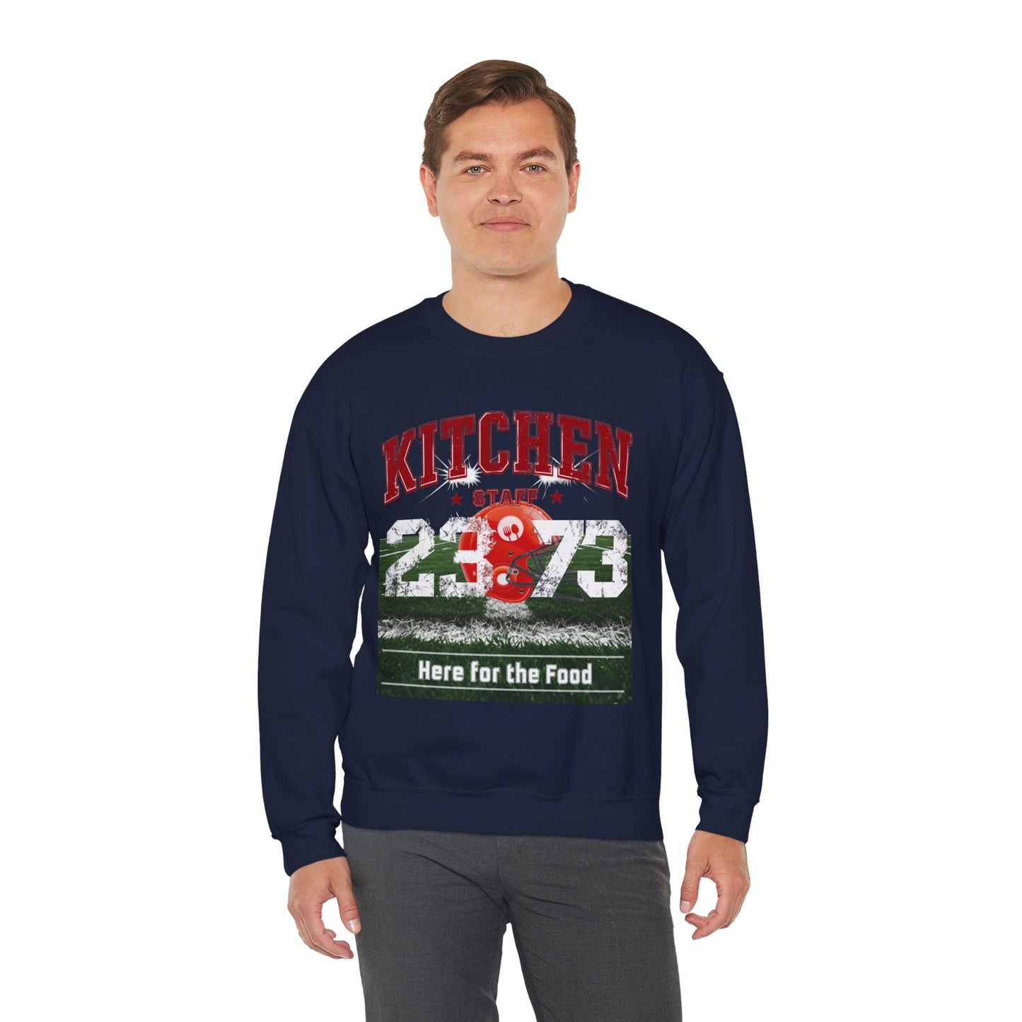Kitchen Staff Sweatshirt, Unisex Crewneck for Food Lovers, Restaurant Apparel, Gift for Chefs, Comfortable Kitchenwear
