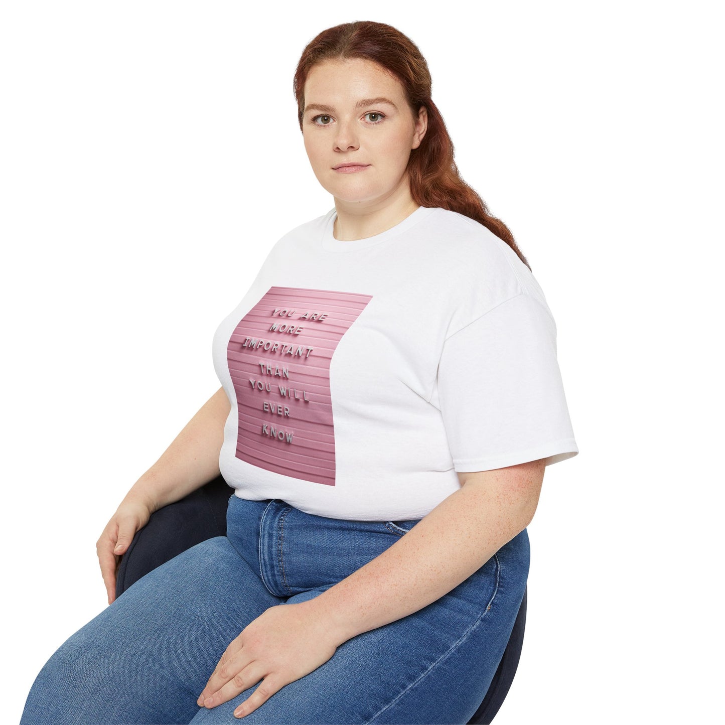 Inspirational Quote Unisex Tee, Positive Affirmation Shirt, Gift for Friend, Motivational T-Shirt, Self-Care Apparel