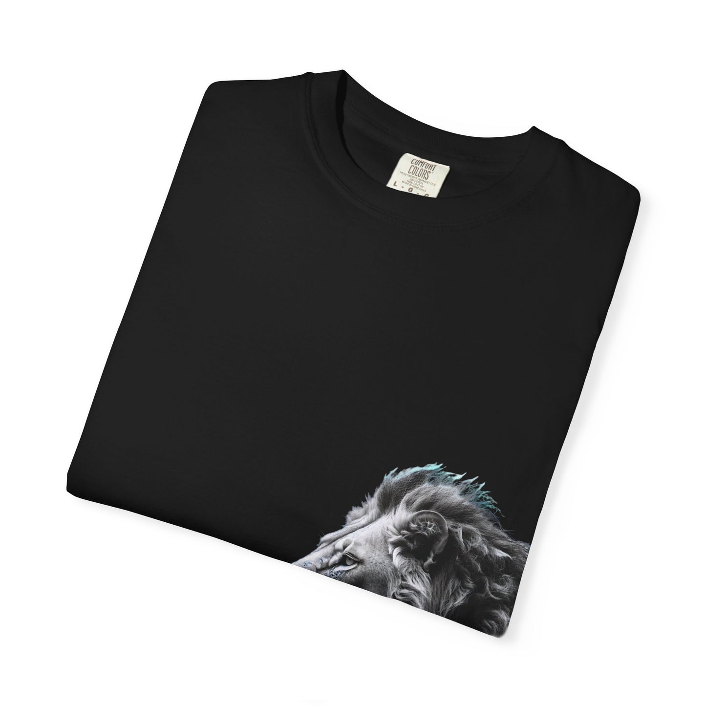 Garment-Dyed Lion Tee - Unisex, Stylish Graphic Shirt, Perfect Gift for Nature Lovers, Cozy Casual Wear, Birthday Present, Animal Lovers