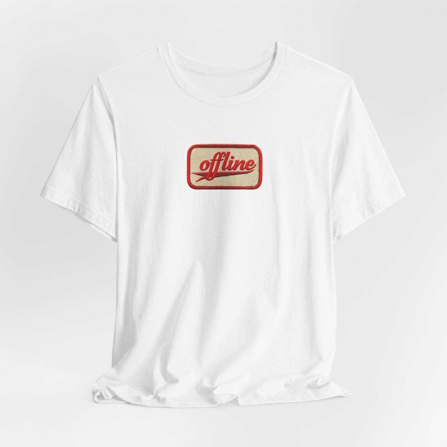 Casual Graphic Tee - 'Offline' Unisex Jersey T-Shirt, Relaxed Style, Perfect Gift, Everyday Wear, Trendy Fashion Statement