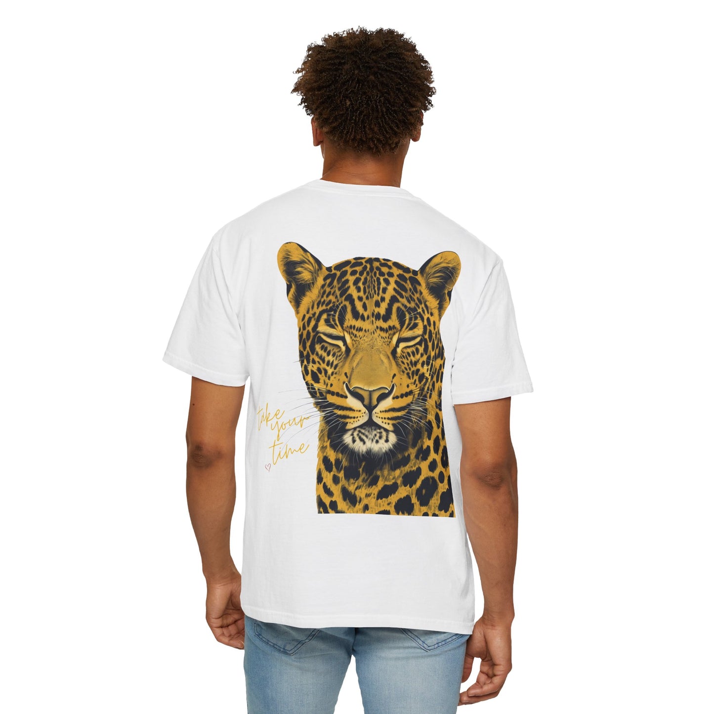Leopard Print Inspirational T-shirt | Unisex Fashion Tee, Gifts for Animal Lovers, Stylish Casual Wear, Unique Graphic Shirt