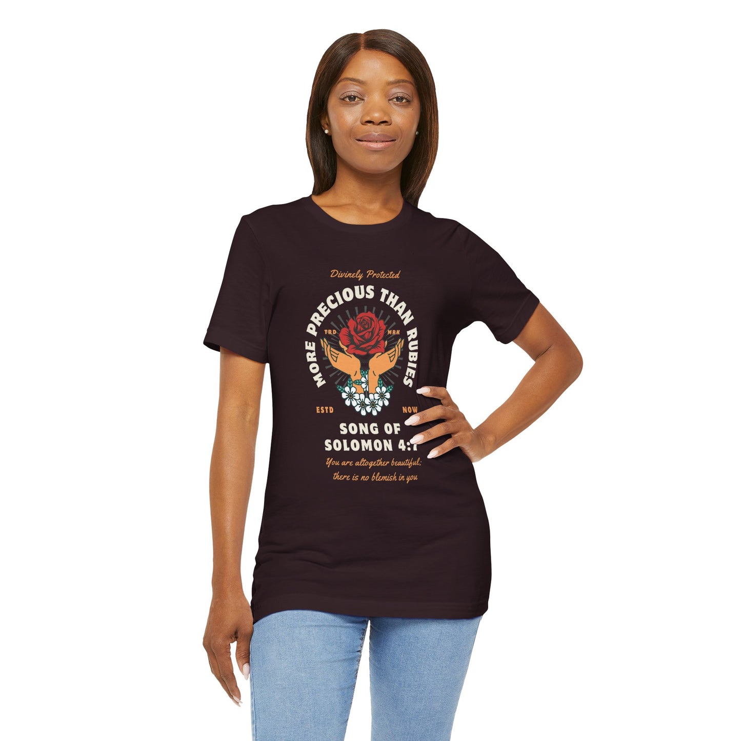 More Precious Than Rubies Unisex Tee - Inspirational Faith-Based Shirt, Christian Apparel, Gift for Her, Spiritual T-Shirt, Bible Verse Tee