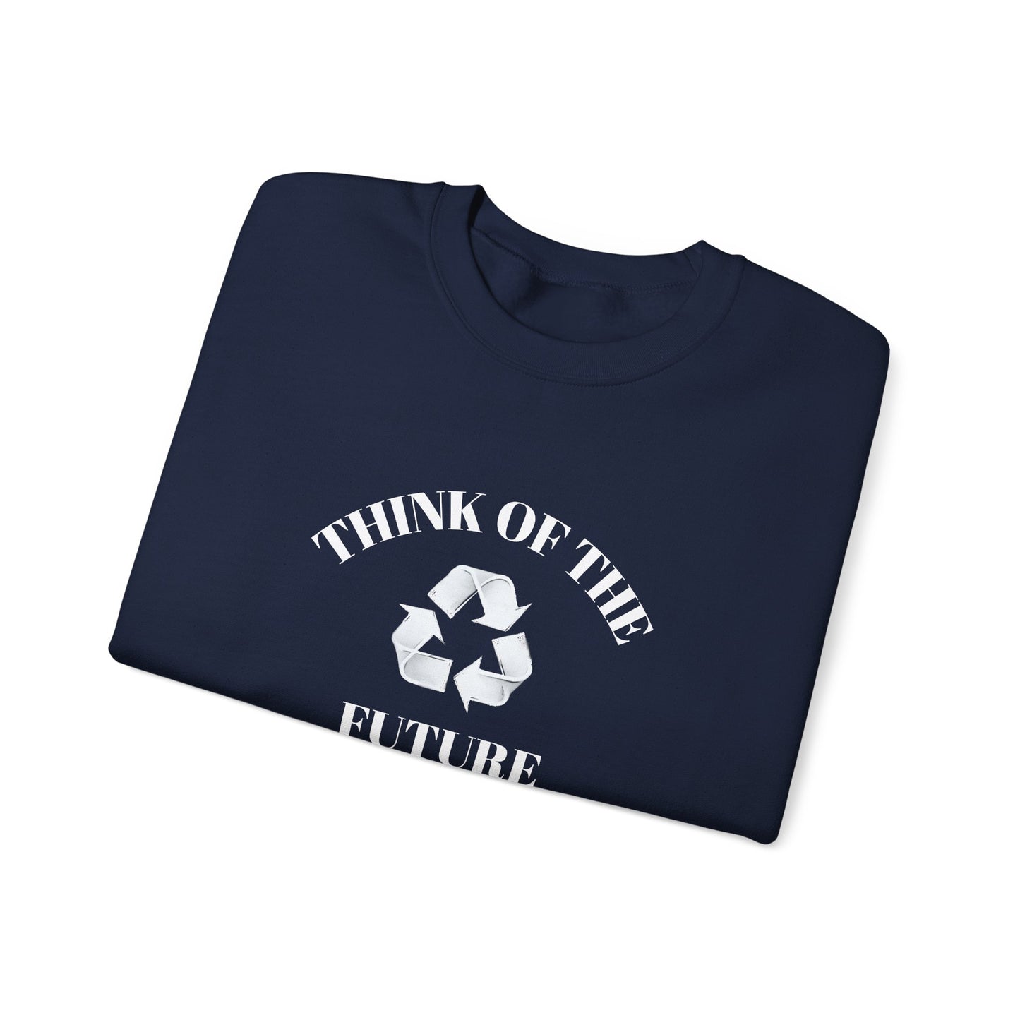 Eco-Friendly Future Crewneck Sweatshirt, Sustainable Casual Wear, Unisex Eco Sweatshirt, Perfect for Earth Day, Gift for Nature Lovers