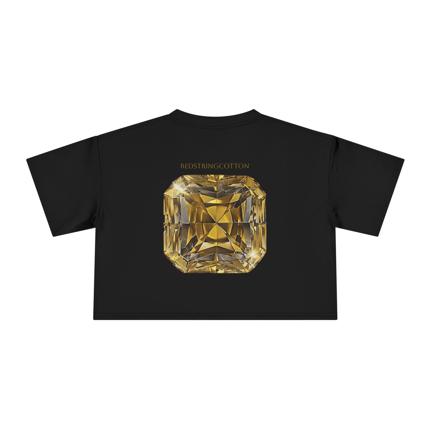 Heart of Gold Crop Tee, Casual Summer Style, Gift for Her, Trendy Fashion, Graphic Tee, Statement Shirt