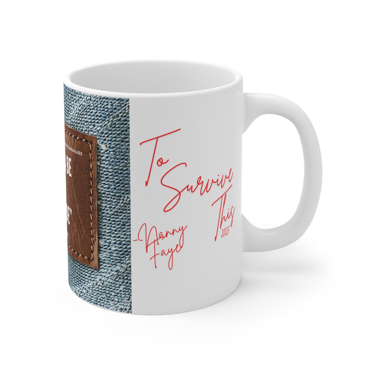 Tough Love Mug: Motivational Coffee Cup, Perfect for Team Faye Fans, Gift for Friends, Encouragement Mugs, Inspirational Home Decor