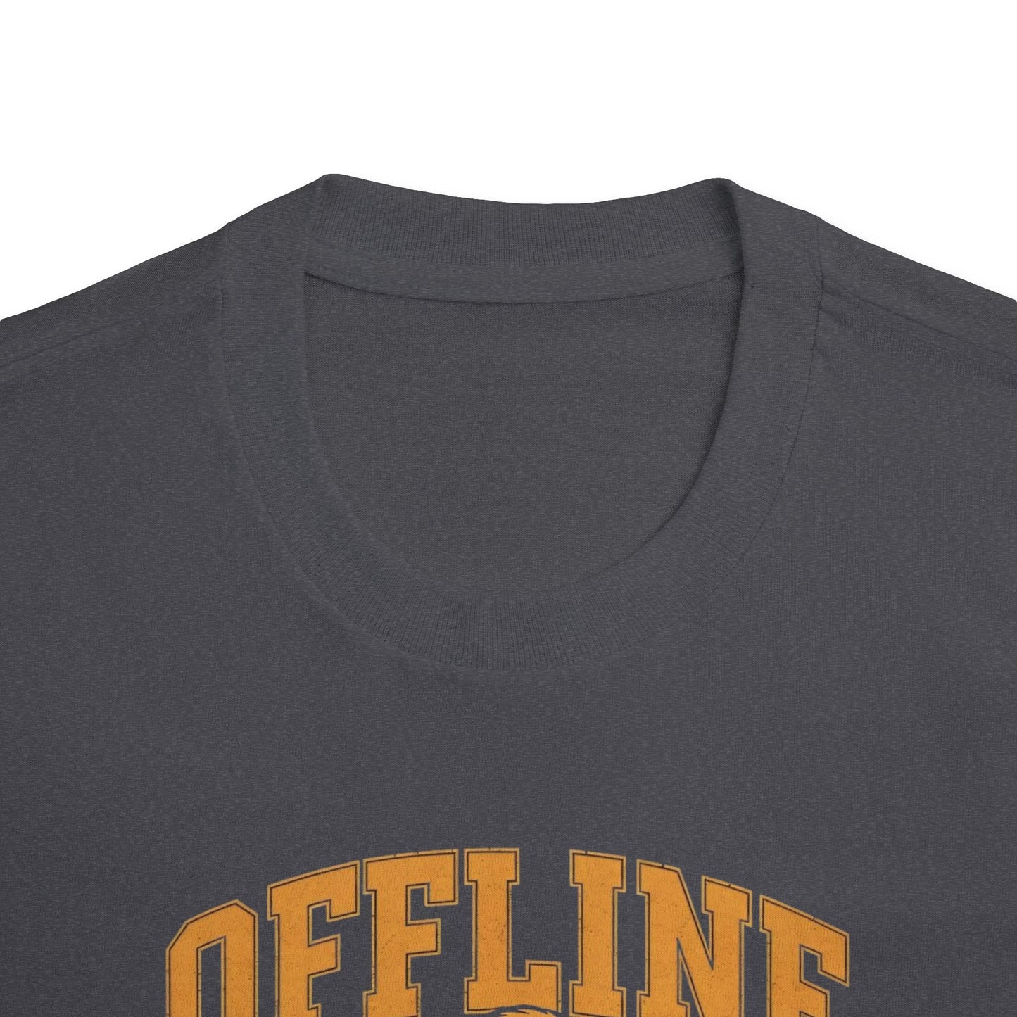 Unisex Classic Tee with 'Offline' Graphic | Comfortable Casual Shirt for Relaxed Days, Perfect for Gifting, Weekends, and Leisure