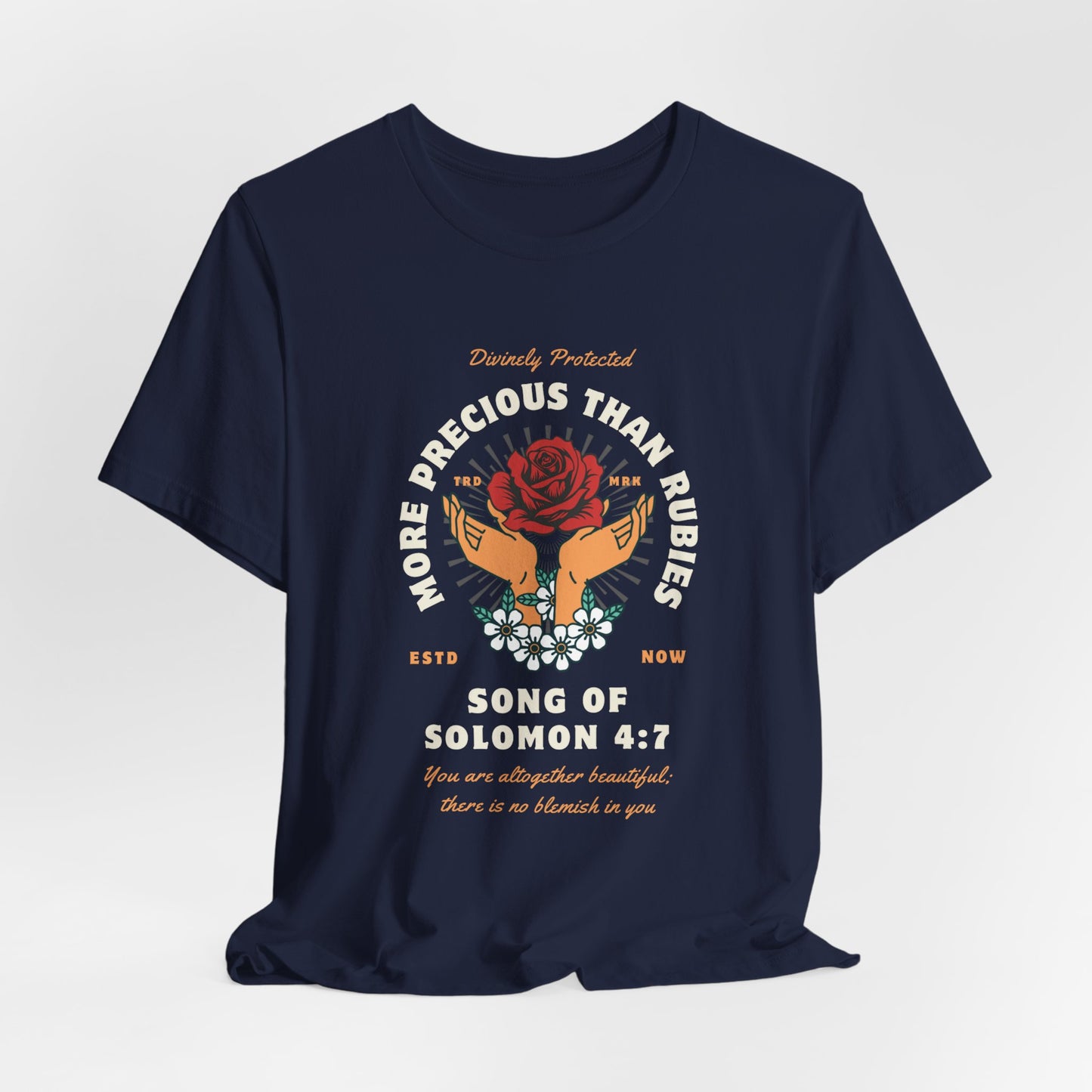 More Precious Than Rubies Unisex Tee - Inspirational Faith-Based Shirt, Christian Apparel, Gift for Her, Spiritual T-Shirt, Bible Verse Tee