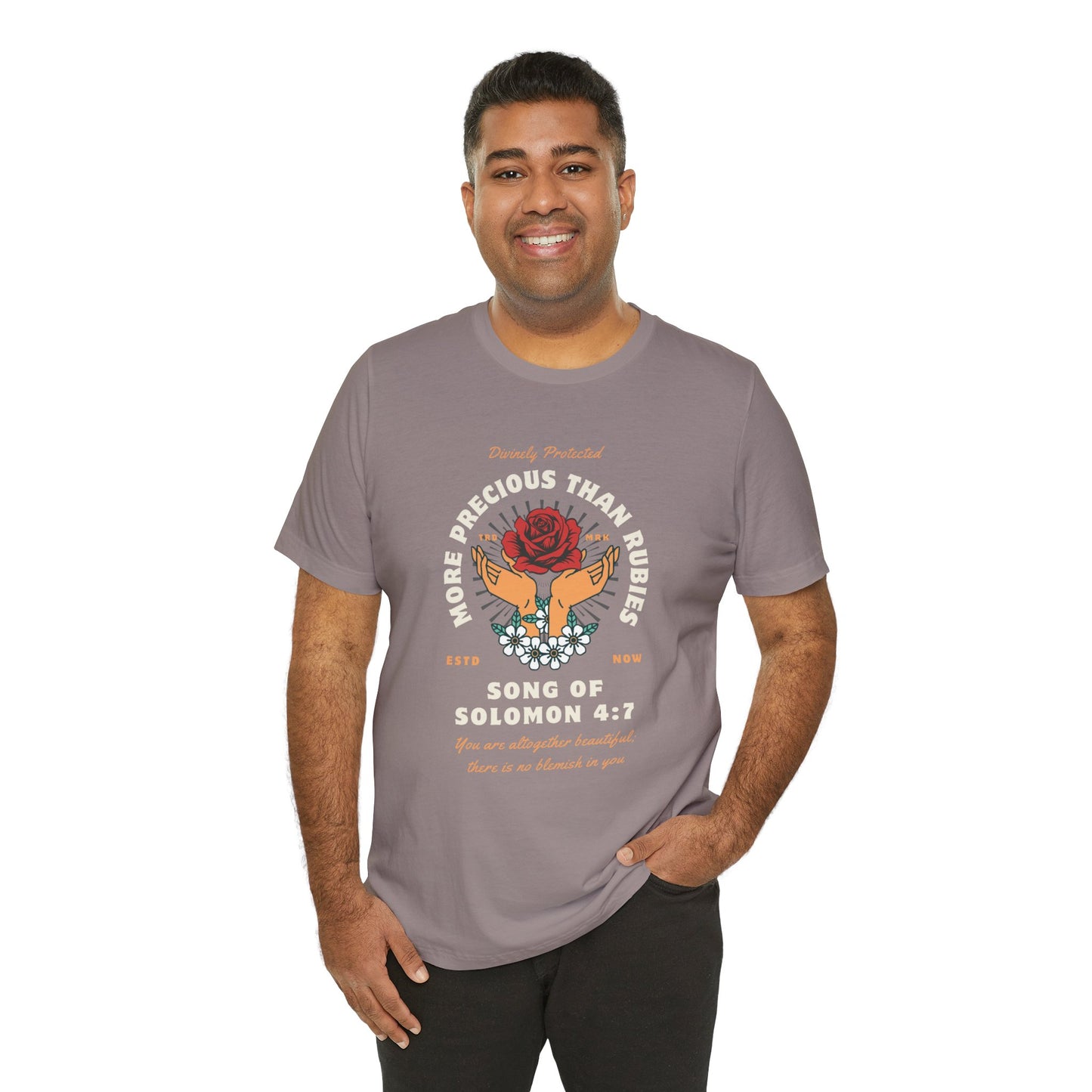More Precious Than Rubies Unisex Tee - Inspirational Faith-Based Shirt, Christian Apparel, Gift for Her, Spiritual T-Shirt, Bible Verse Tee
