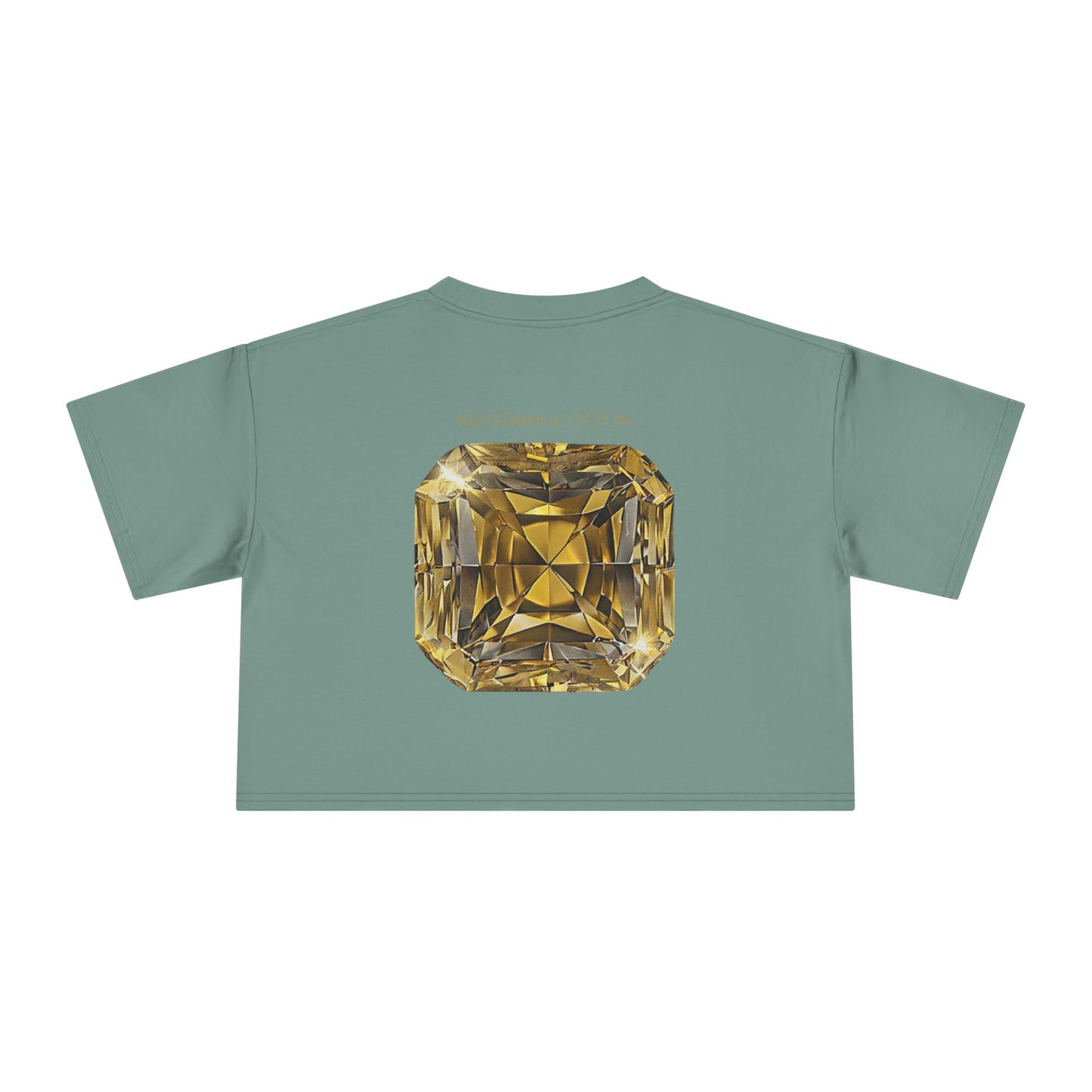 Heart of Gold Crop Tee, Casual Summer Style, Gift for Her, Trendy Fashion, Graphic Tee, Statement Shirt