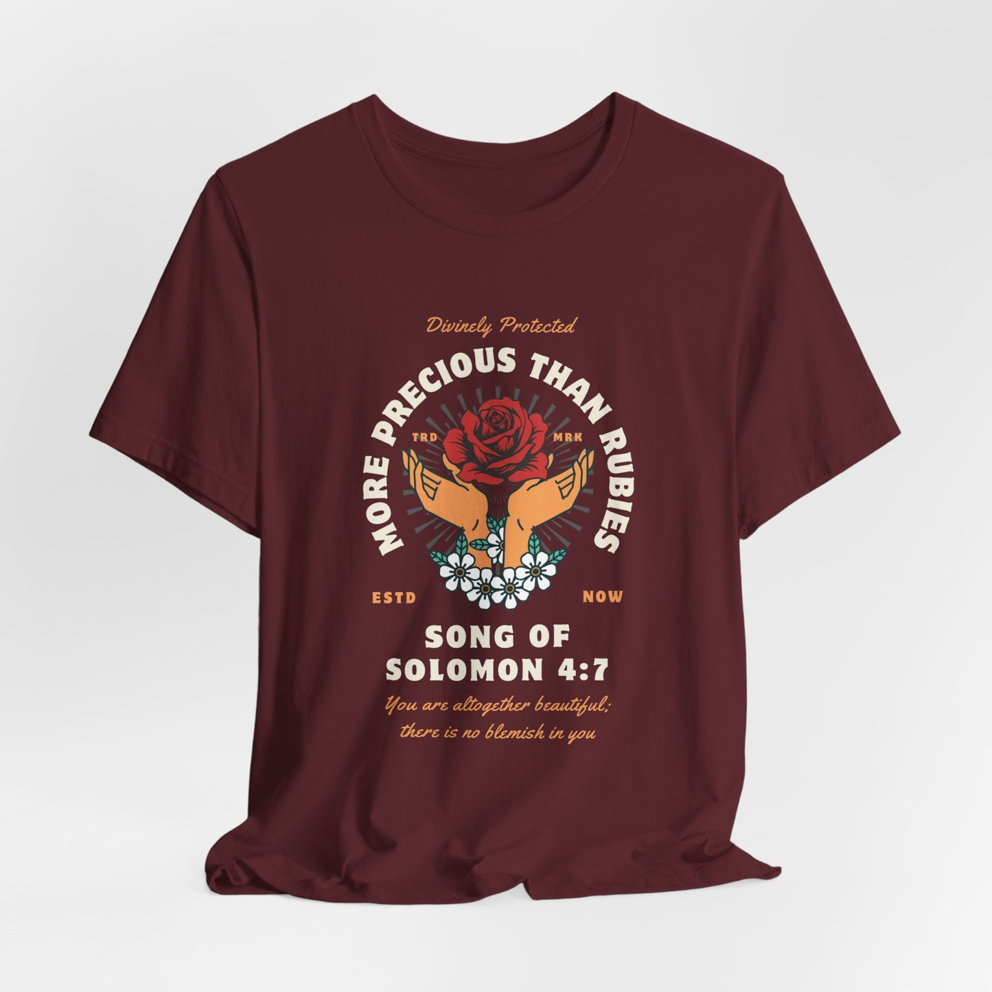 More Precious Than Rubies Unisex Tee - Inspirational Faith-Based Shirt, Christian Apparel, Gift for Her, Spiritual T-Shirt, Bible Verse Tee