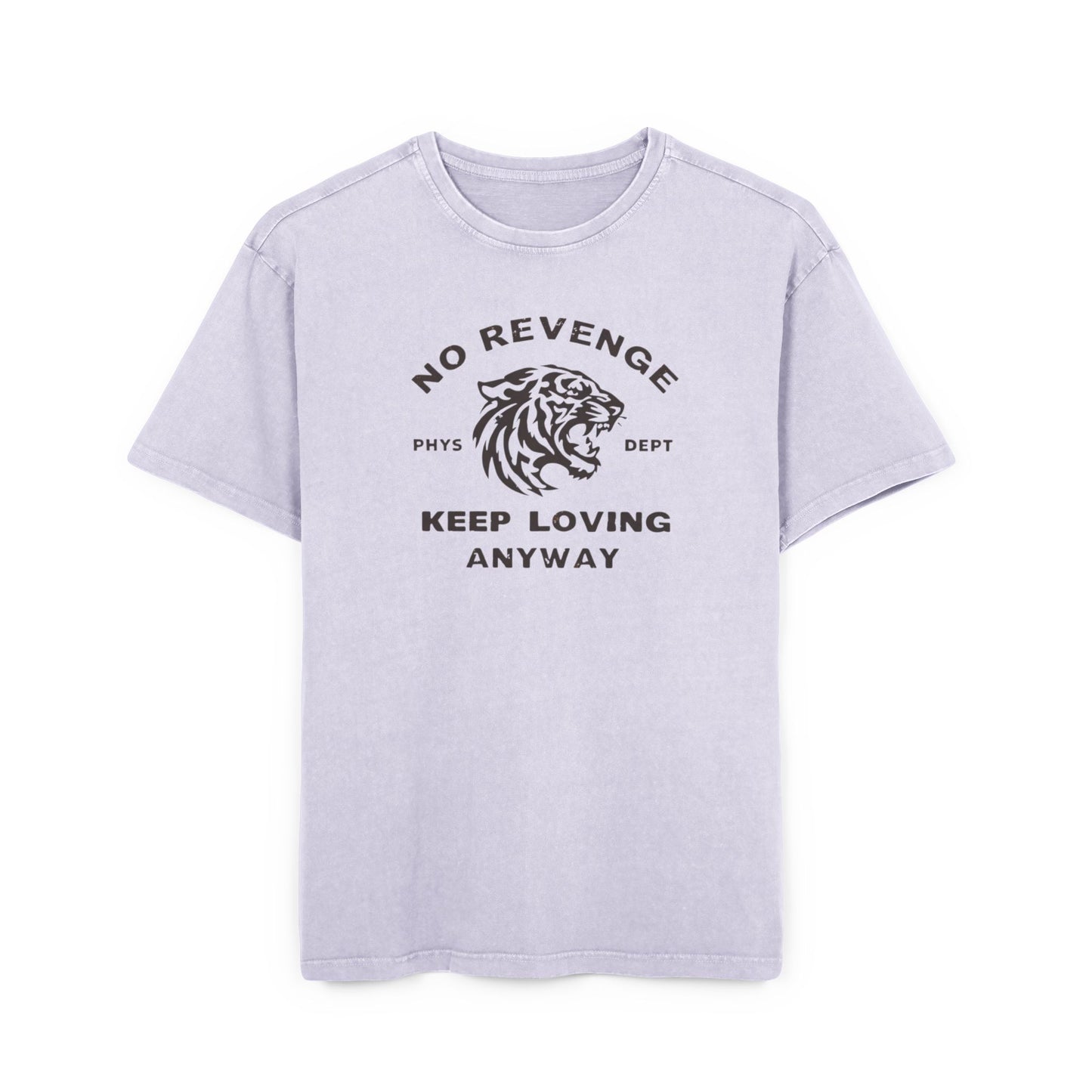 Acid Washed Oversized Tee - Keep Loving Anyway, Casual Wear, Streetwear Style