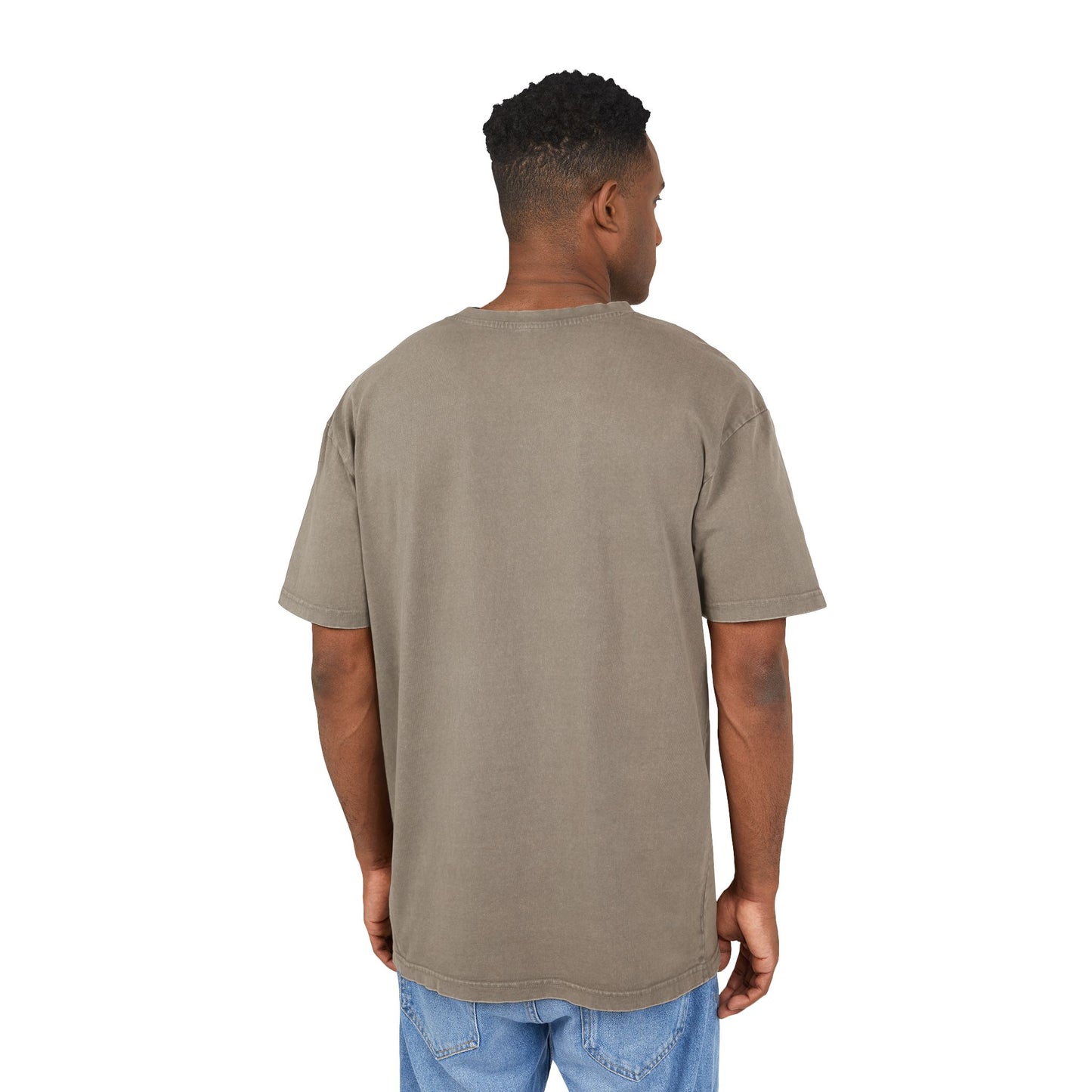 Acid Washed Oversized Tee - Keep Loving Anyway, Casual Wear, Streetwear Style