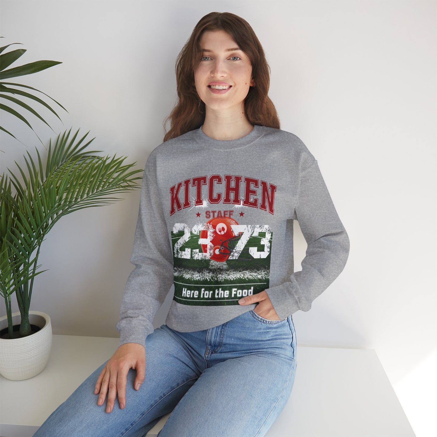 Kitchen Staff Sweatshirt, Unisex Crewneck for Food Lovers, Restaurant Apparel, Gift for Chefs, Comfortable Kitchenwear