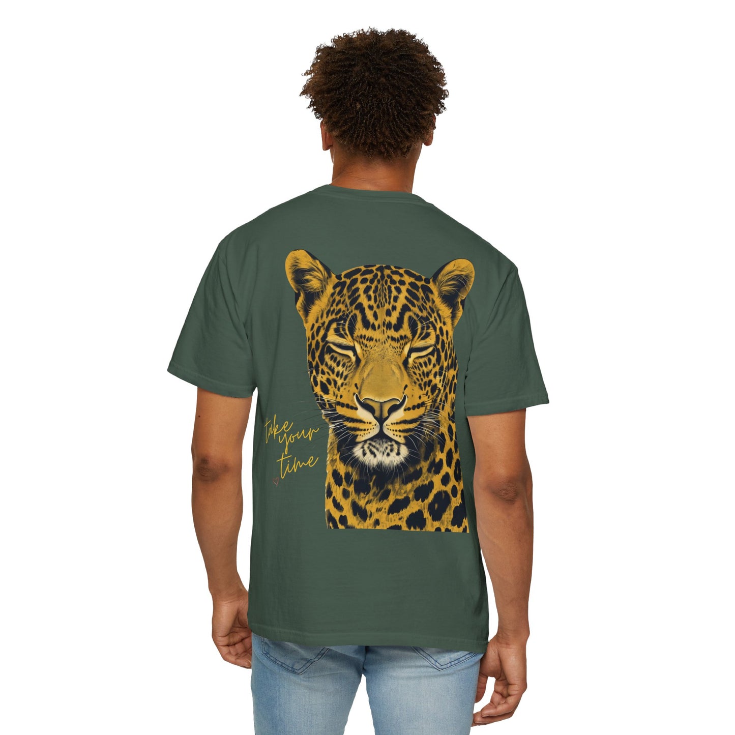 Leopard Print Inspirational T-shirt | Unisex Fashion Tee, Gifts for Animal Lovers, Stylish Casual Wear, Unique Graphic Shirt