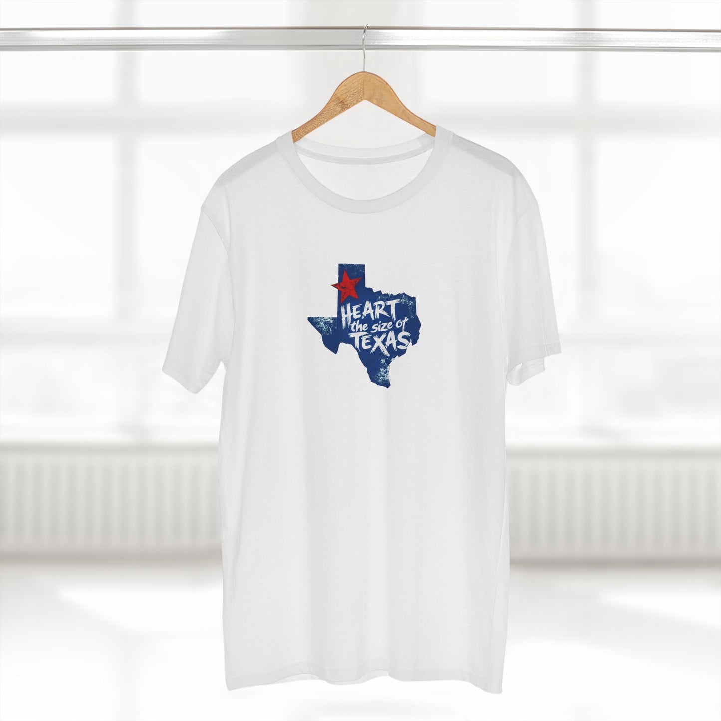 Heart of Texas Adult Tee, Texas Pride Shirt, Casual Wear, Gift for Texan, State Heritage Tee, Americana Style