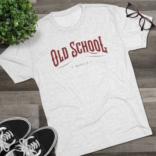 Vintage Moral Values Unisex Tee, Graphic T-Shirt, Nostalgic Crew Shirt, Gift for Dad, Old School Print, Casual Wear
