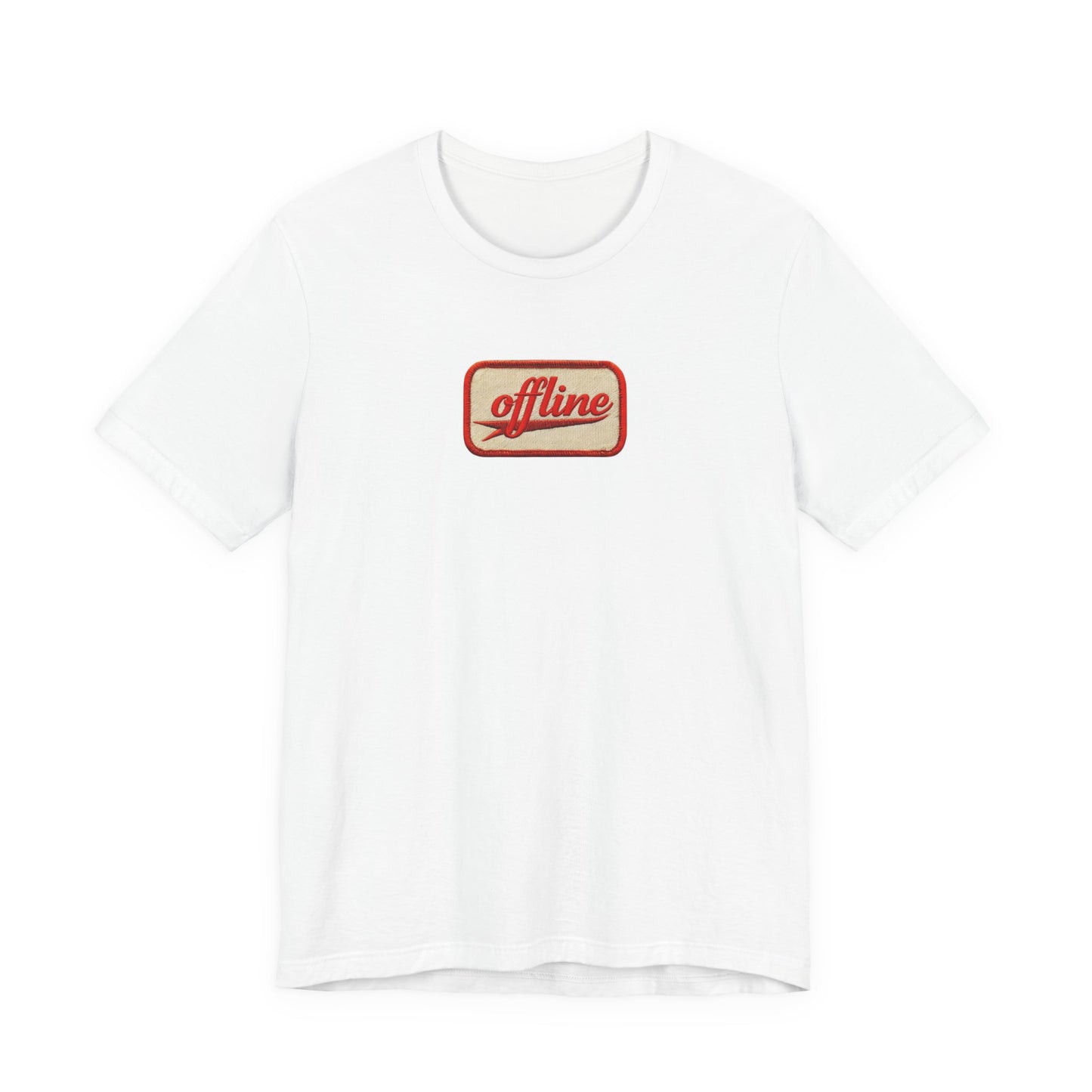 Casual Graphic Tee - 'Offline' Unisex Jersey T-Shirt, Relaxed Style, Perfect Gift, Everyday Wear, Trendy Fashion Statement