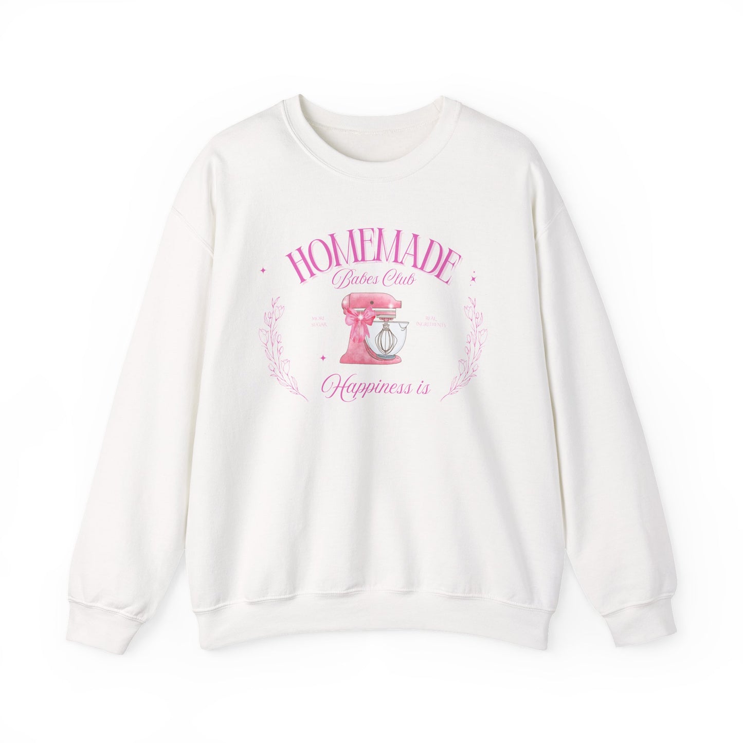 Homemade Happiness Crewneck Sweatshirt, Gifts for Her, Cooking Apparel