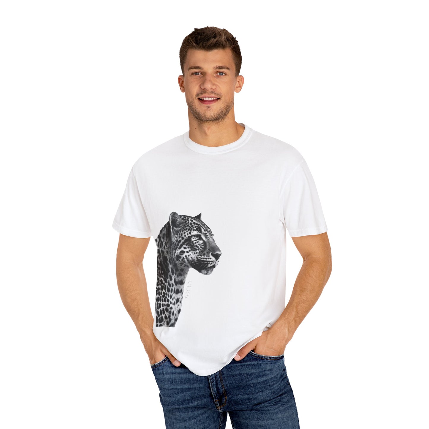 Leopard Print Unisex T-Shirt, Trendy Graphic Tee, Casual Wear, Animal Lover Gift, Eco-Friendly Fashion, Nature-Inspired Apparel