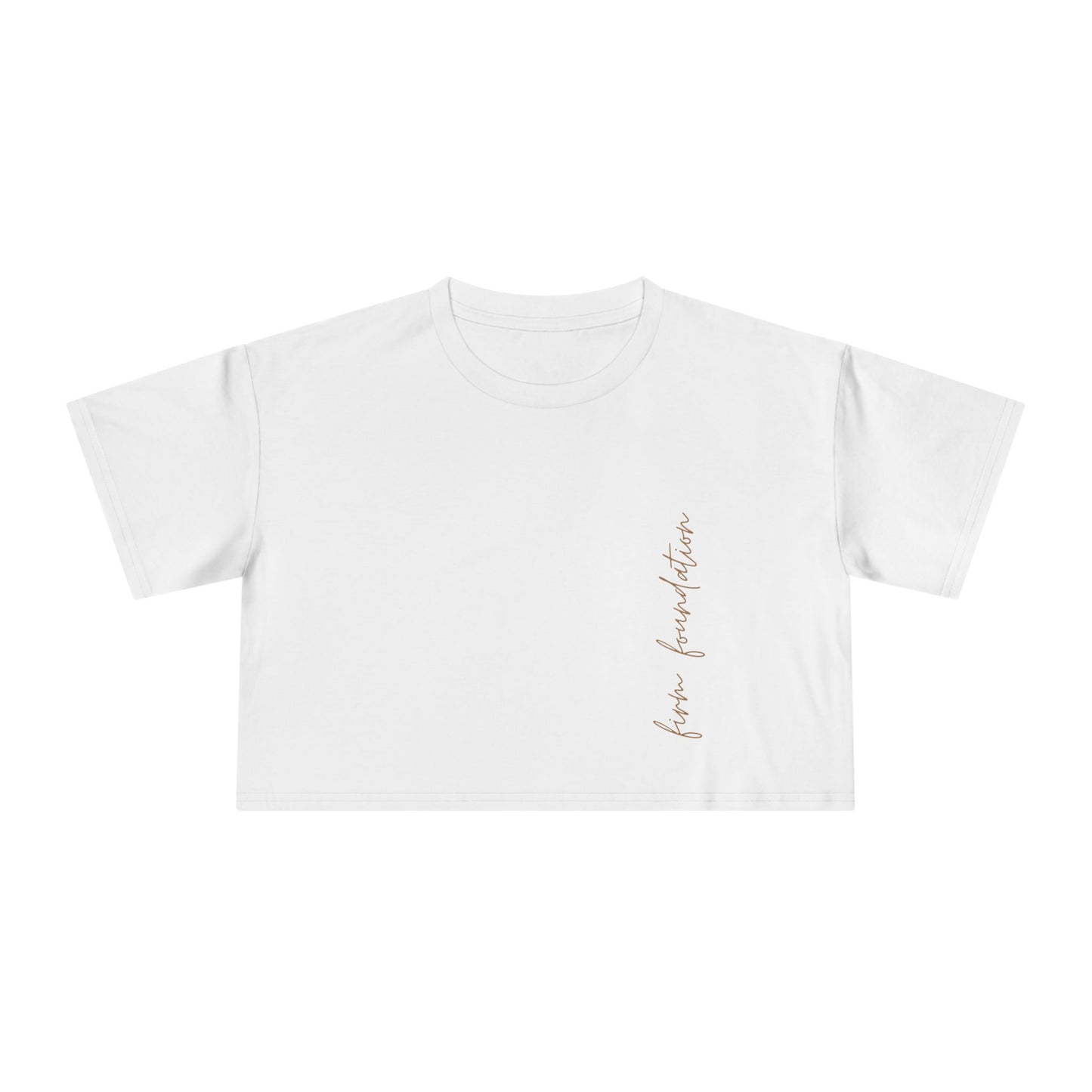 Women's Crop Top Tee Emerald Diamond Collection