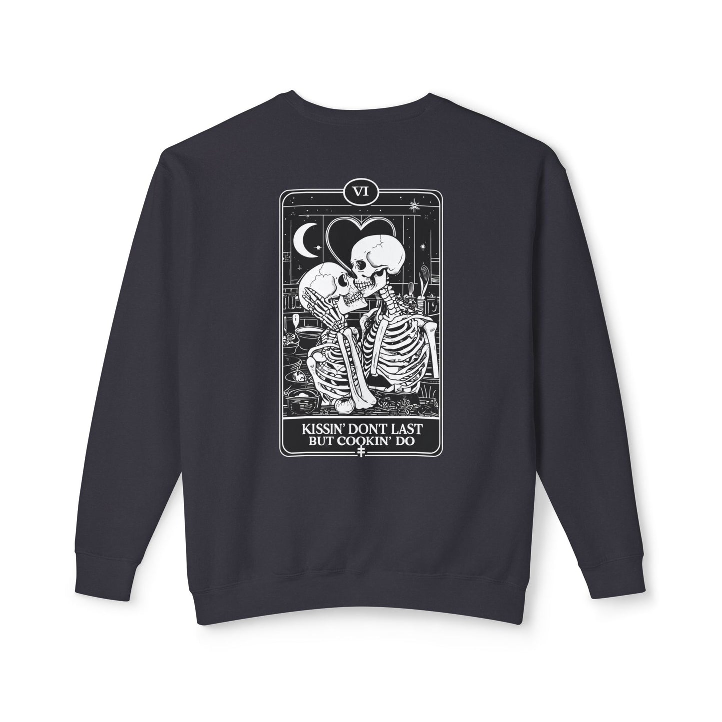 Skeleton Love Unisex Crewneck Sweatshirt, Couple Sweatshirt, Gift for Him/Her, Halloween Apparel, Cozy Casual Wear