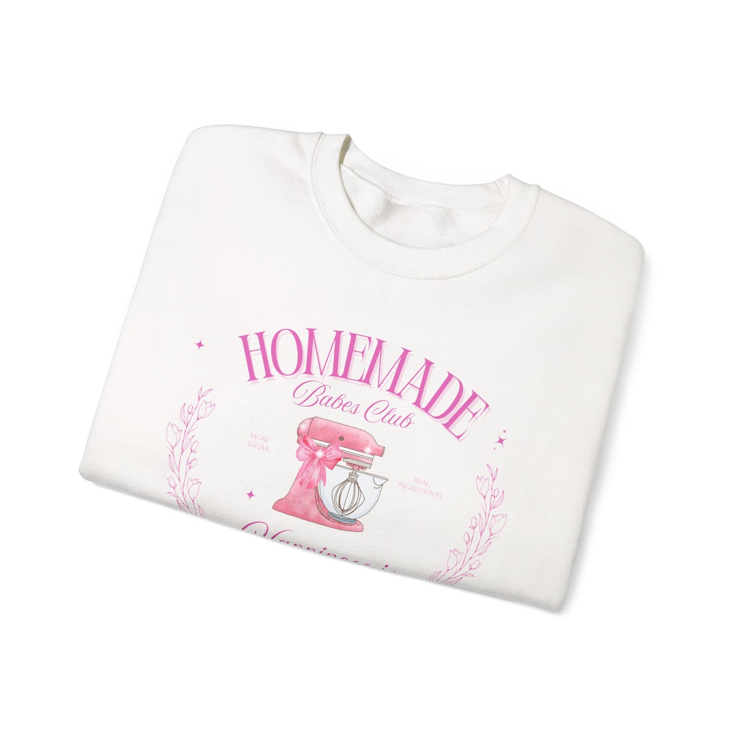 Homemade Happiness Crewneck Sweatshirt, Gifts for Her, Cooking Apparel